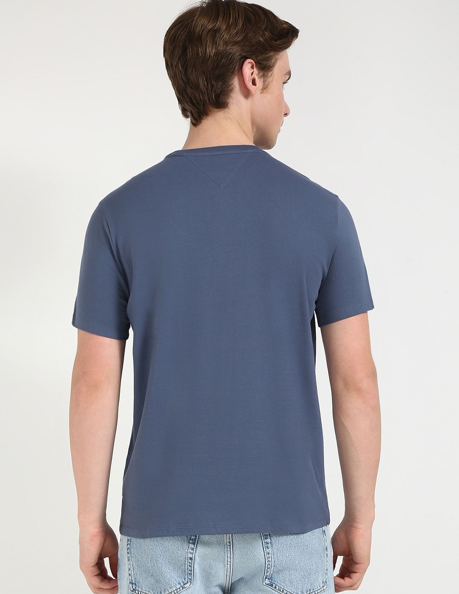 Tommy Hilfiger Solid Regular-Fit Cotton T-Shirt