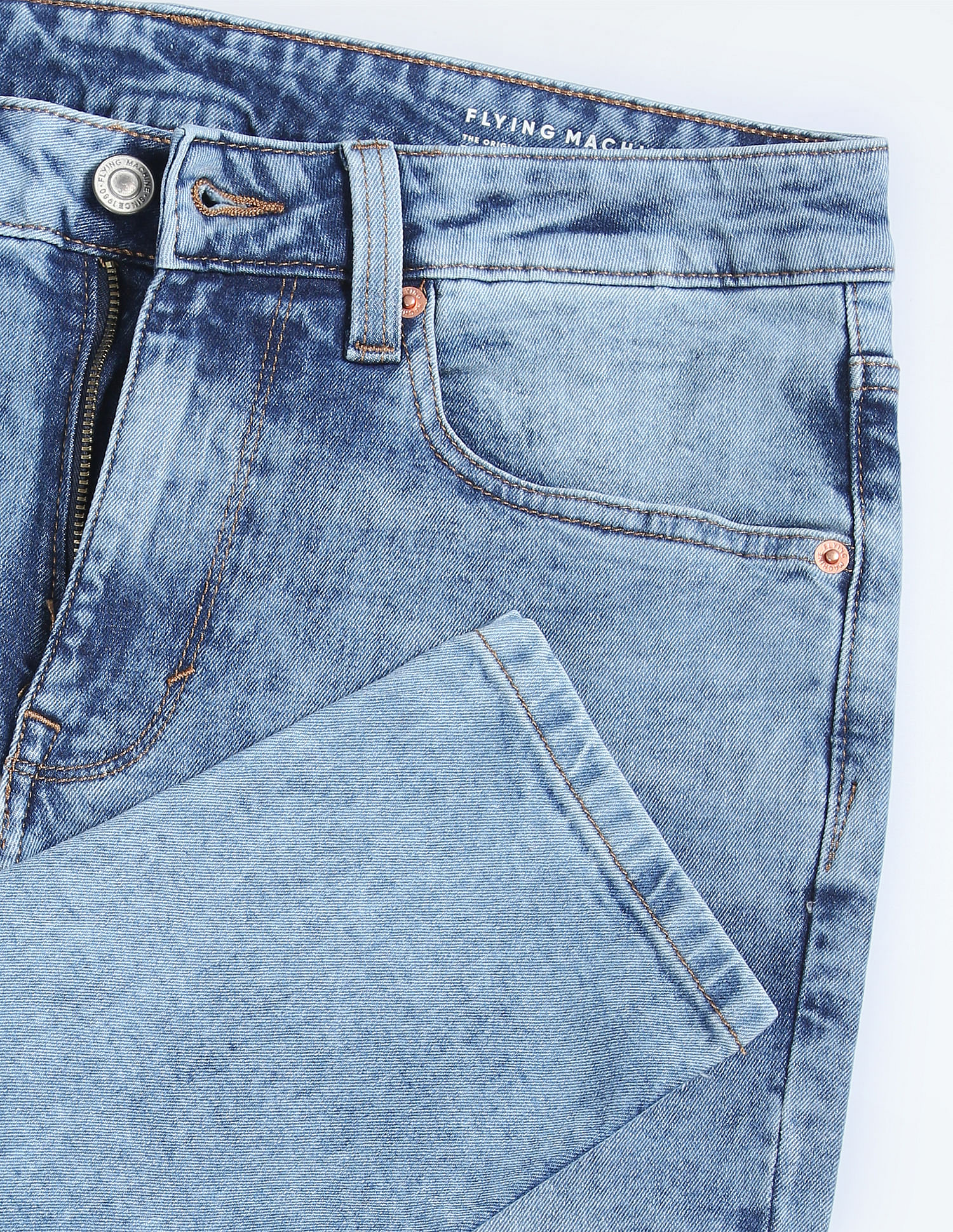 Flying Machine Morrison Skinny Cropped Fit Jeans