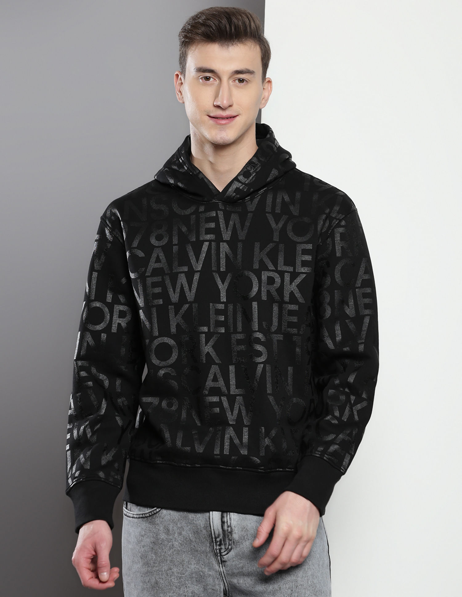 Calvin Klein Sustainable Brand Printed Sweatshirt