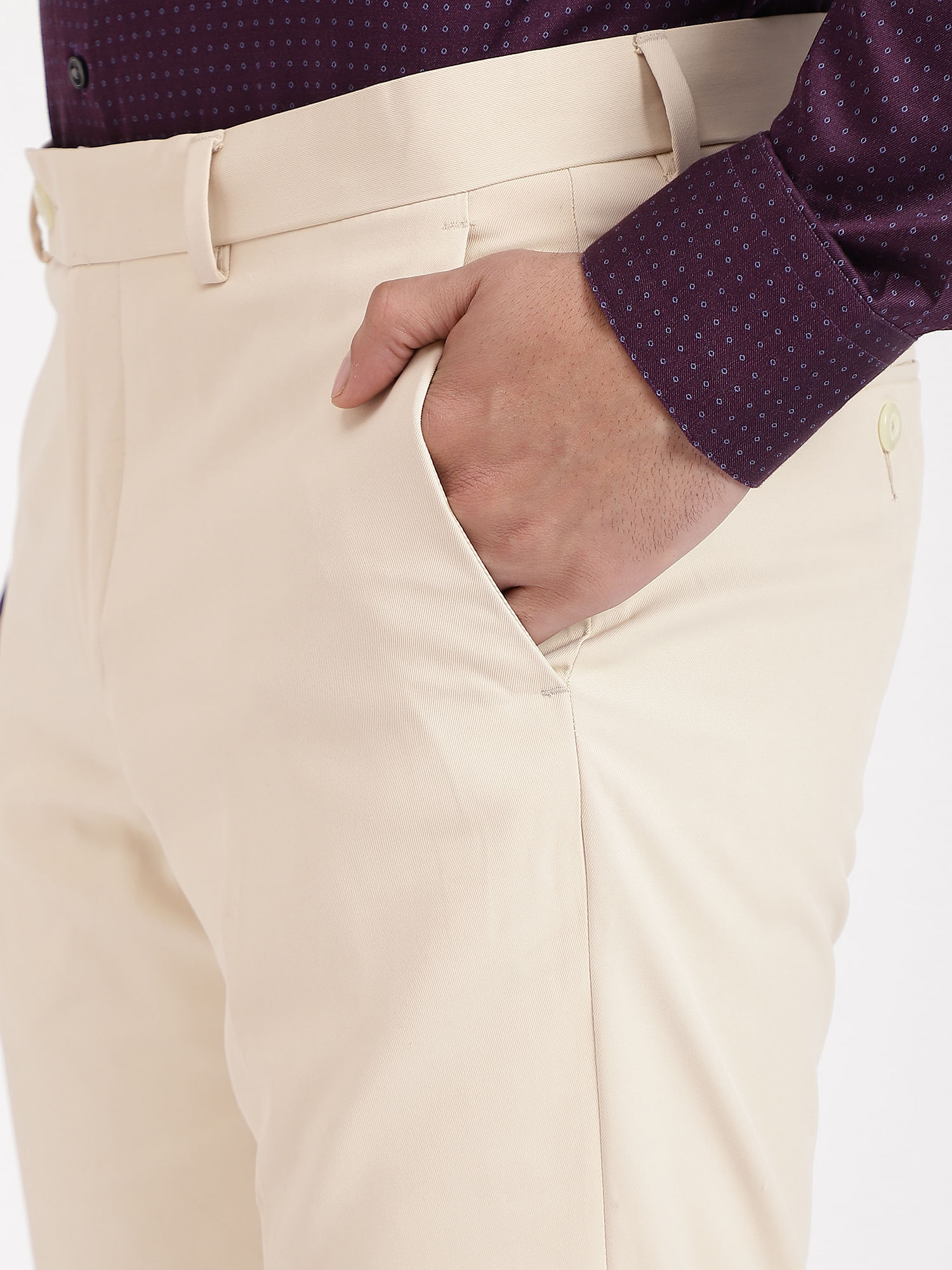 Deltin Hub Lycra Stretchable Formal Pants for Men | Stylish Slim Fit Men's  Wear Trousers for