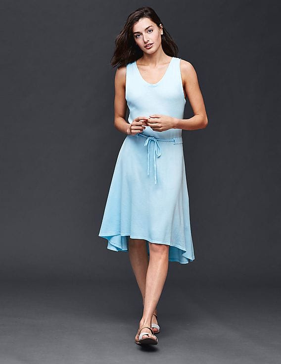 formal dresses light blue Light Blue Sequin Mermaid Long Prom Dress with Slit – Dressesforparty main image 0