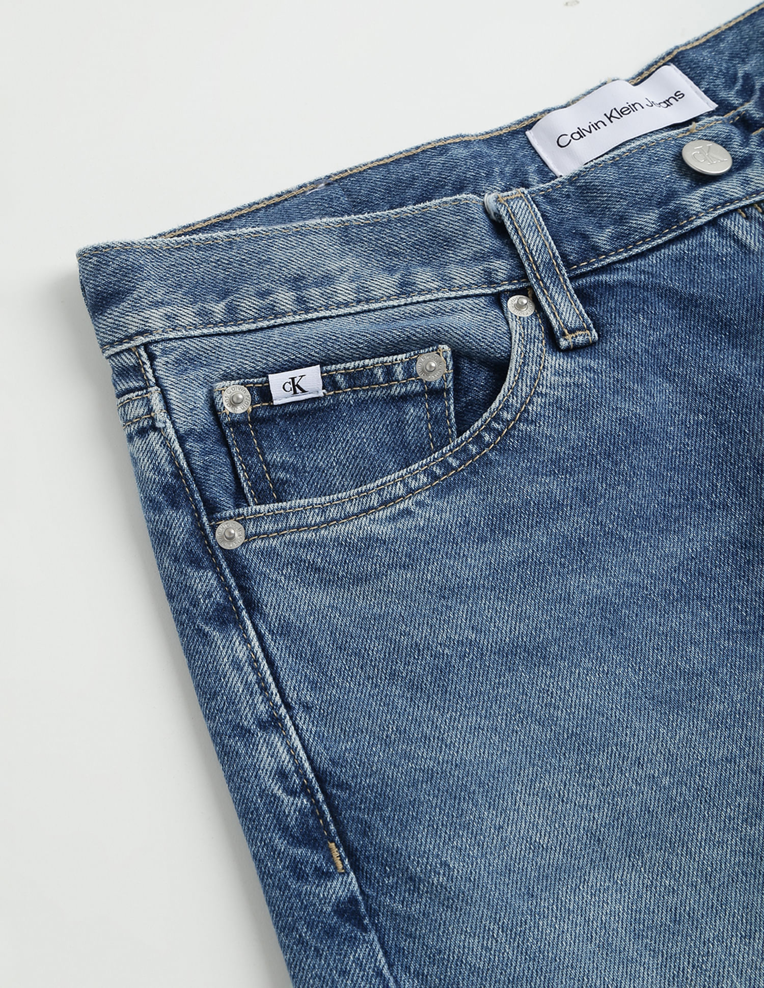 Calvin Klein Jeans Low Rise Straight Fit Jeans