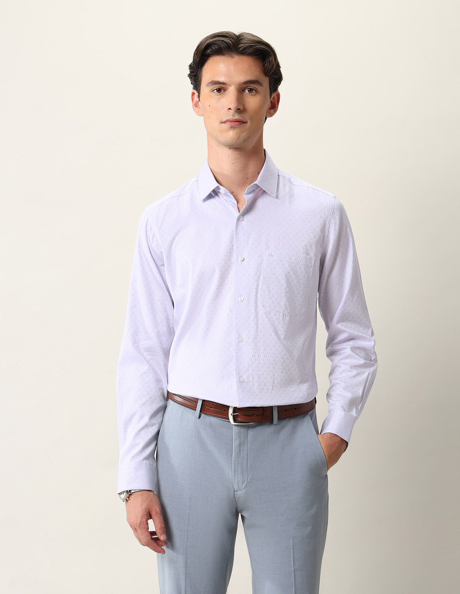 Arrow Liberty Classic Fit Pure Cotton Ceremonial Shirt