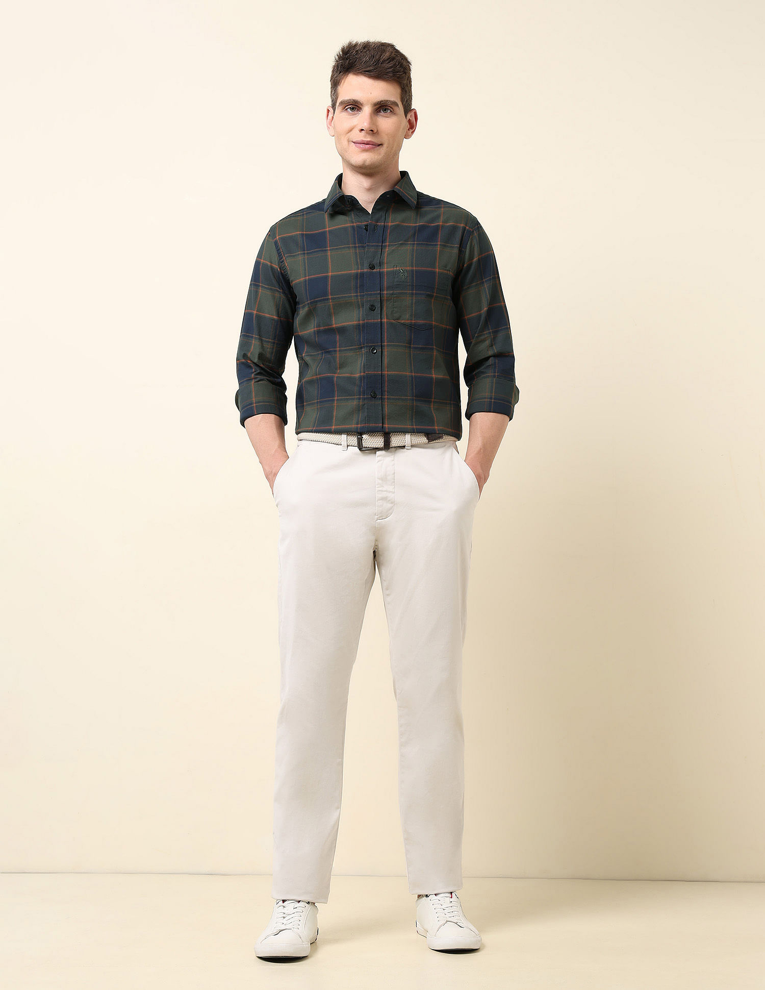 U.S. Polo Assn. Buffalo Checked Dobby Shirt