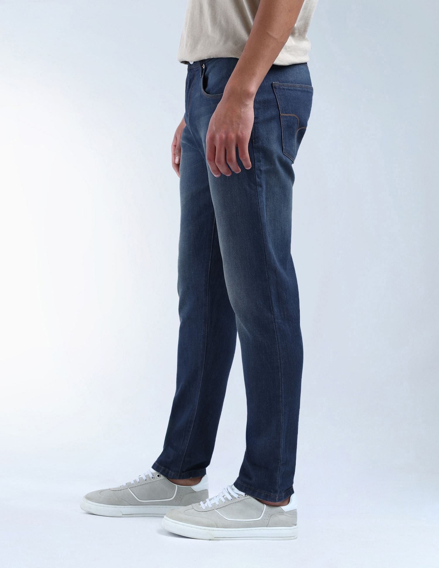 Flying Machine Slash Slim Tapered Fit Authentic Premium Jeans