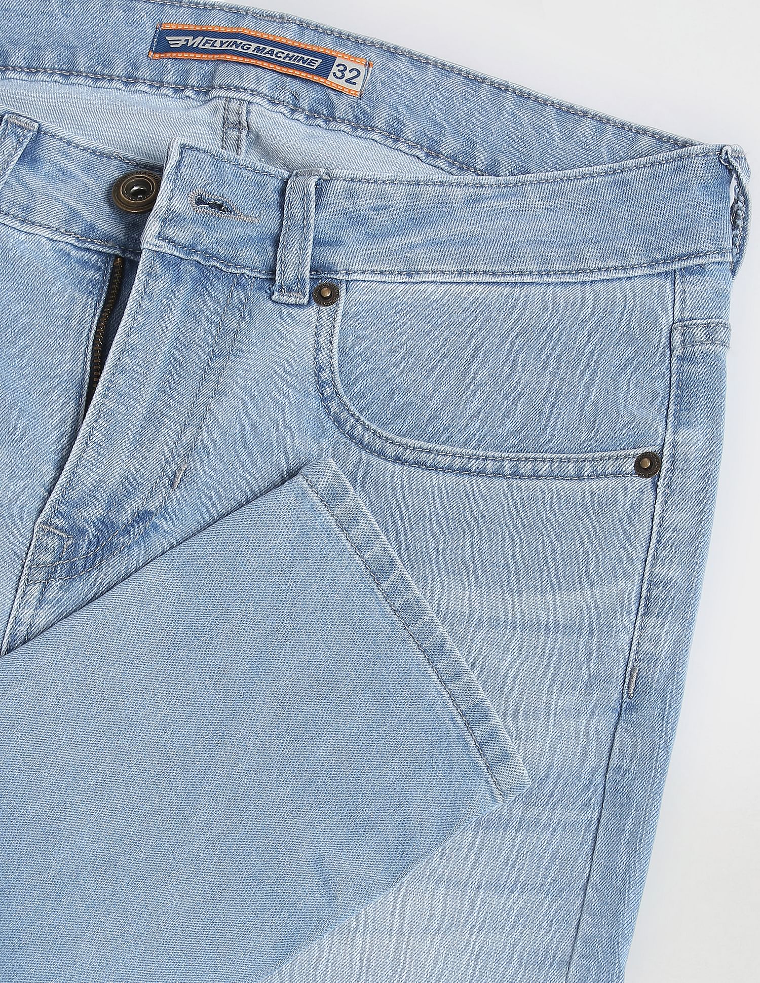 Flying Machine Jackson Skinny Fit Stone Wash Jeans
