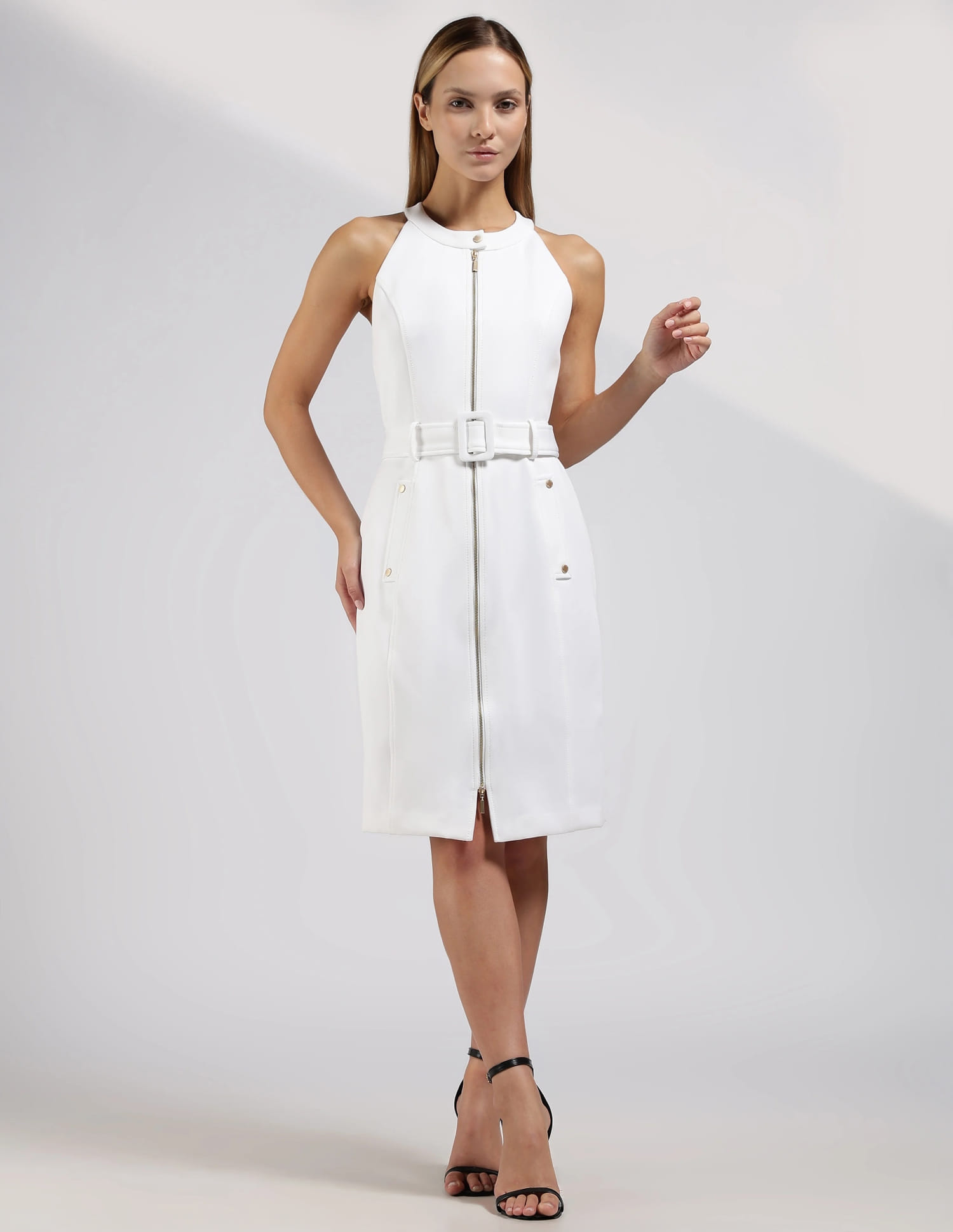 calvin klein halter sheath dress Halter Sheath Dress