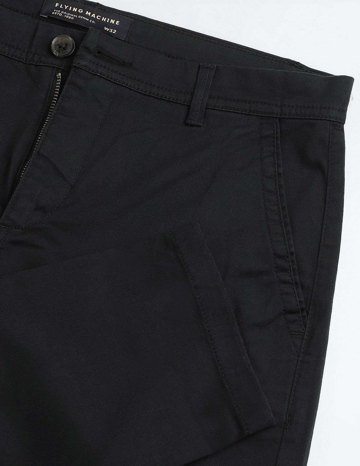 Flying Machine Slash Slim Tapered Fit Twill Chinos
