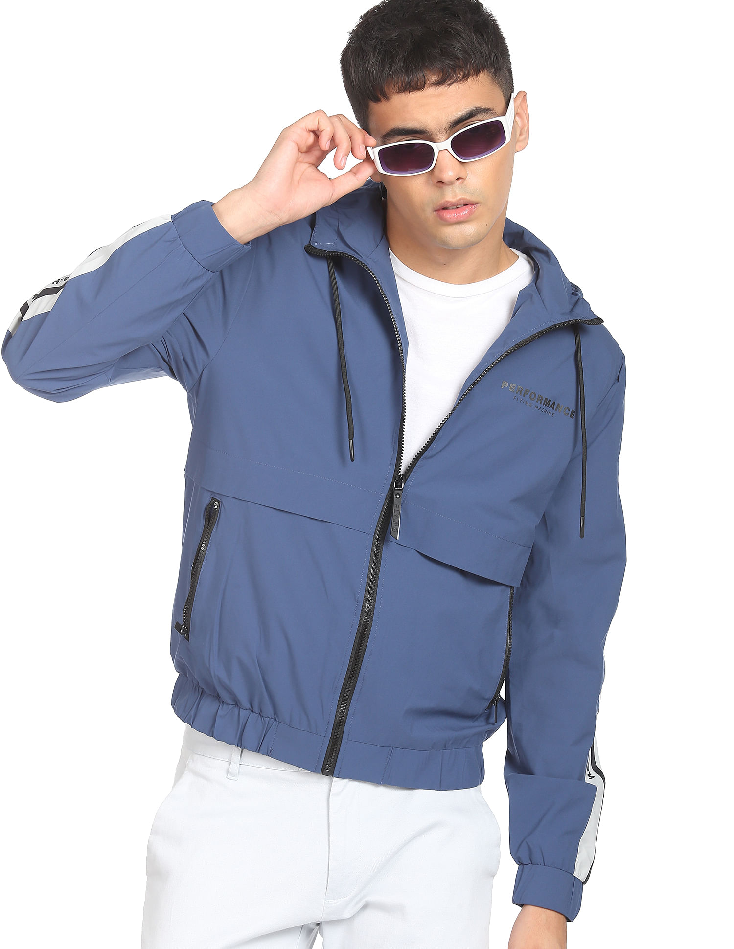 Superdry Ultimate Wind Cheater Jacket, Navy at John Lewis & Partners