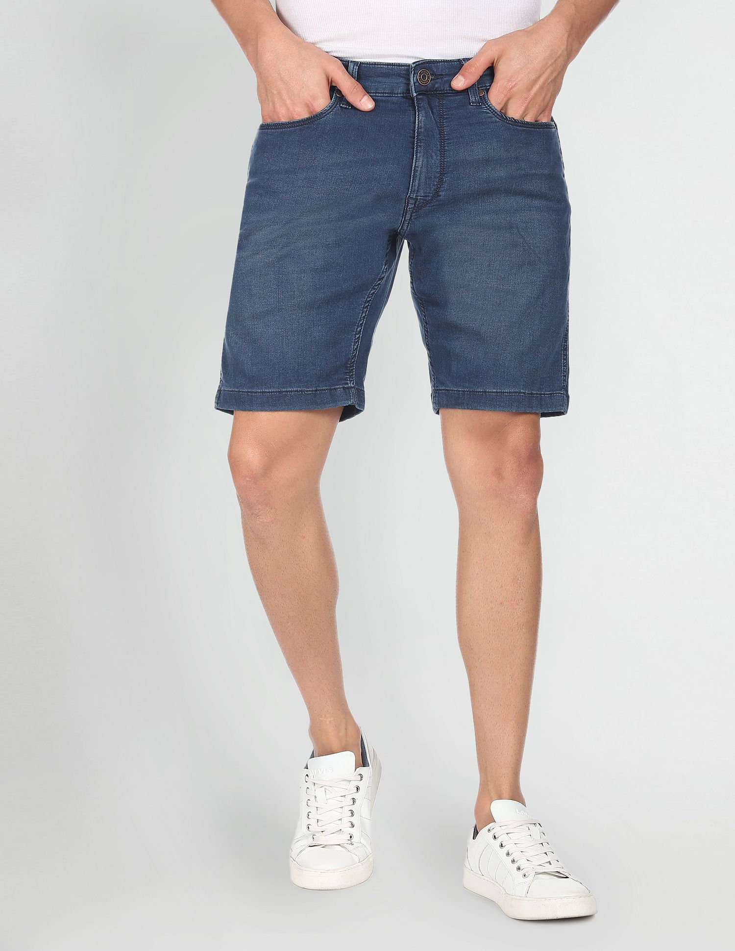 Flying machine denim shorts on sale