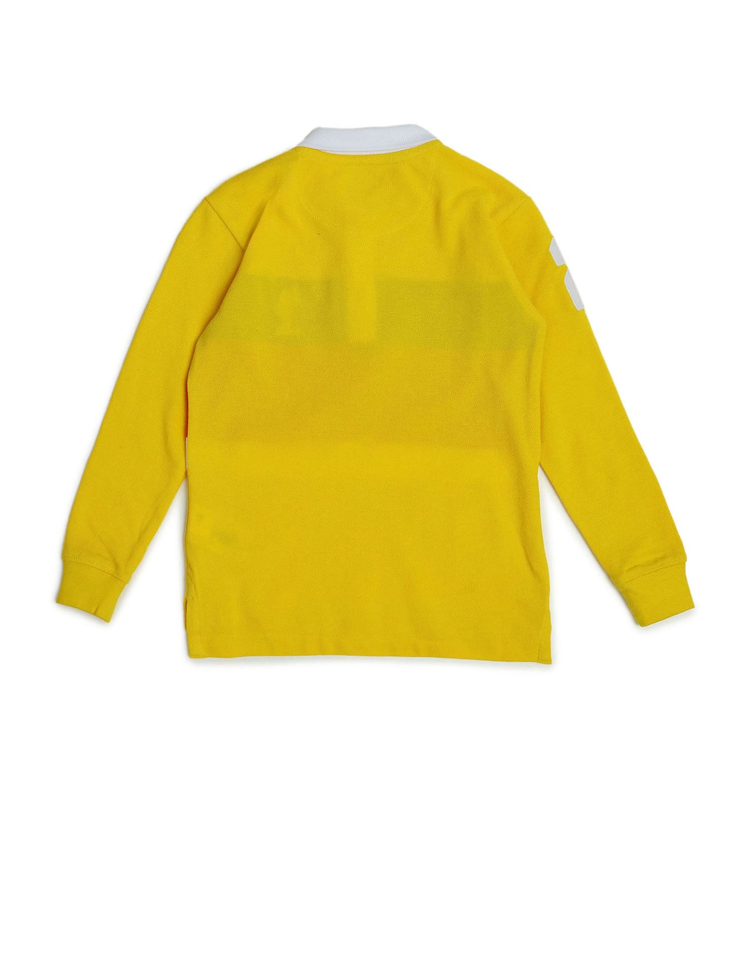U.S. Polo Assn. Kids Boys Colour Blocked Polo Shirt