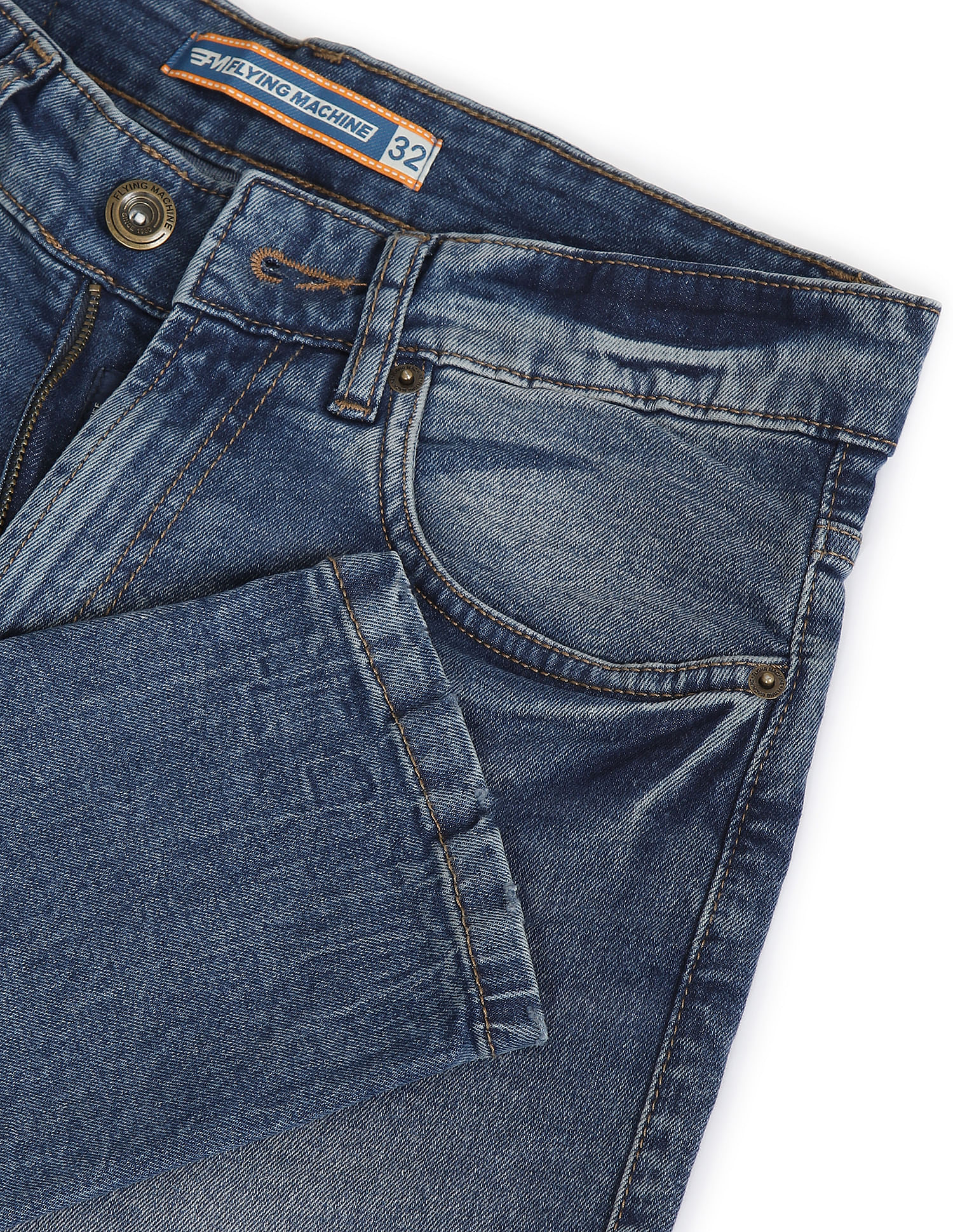 Flying Machine Mid Rise MJ Mankle Slim Fit Jeans