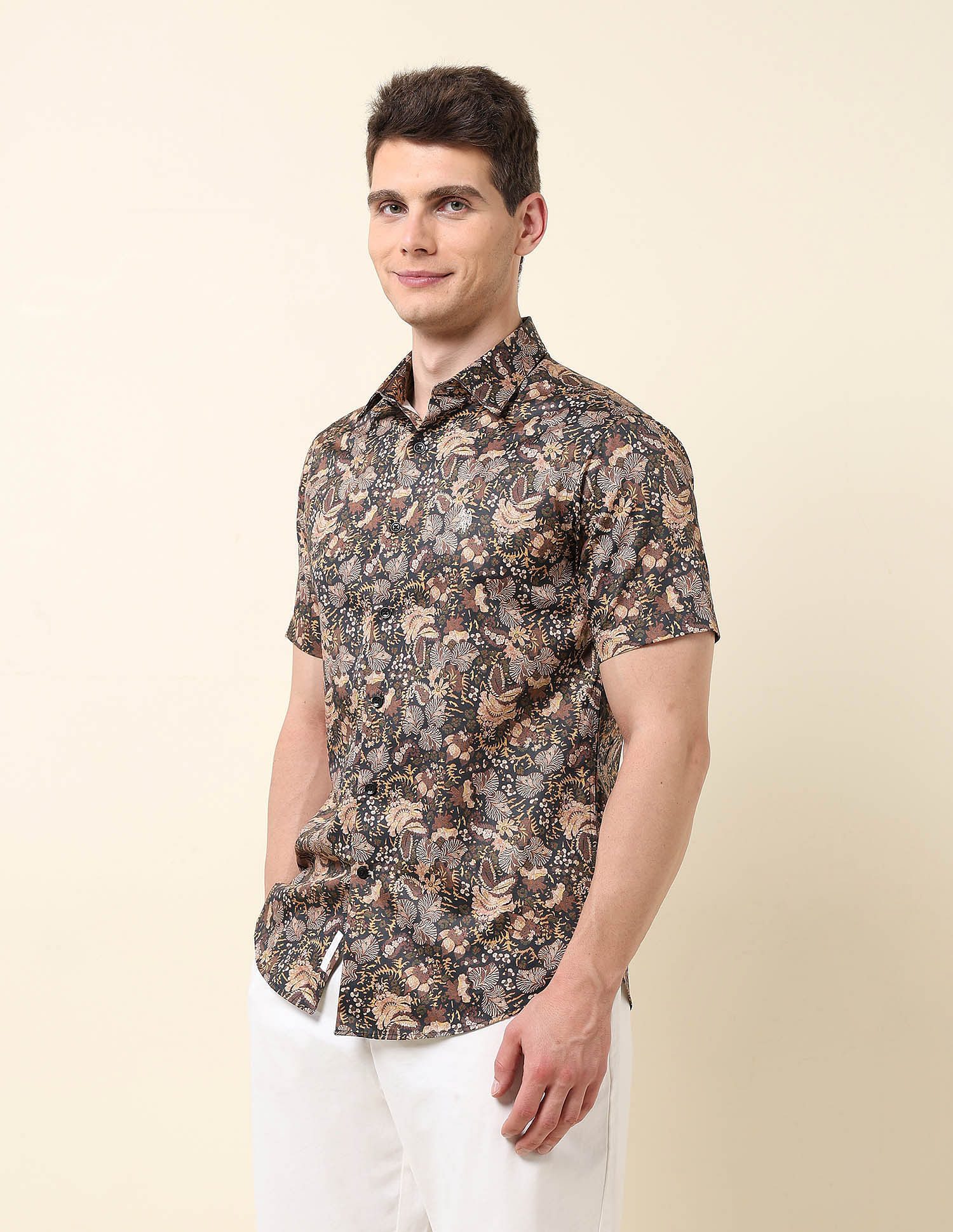 U.S. Polo Assn. All-Over Printed Satin Shirt