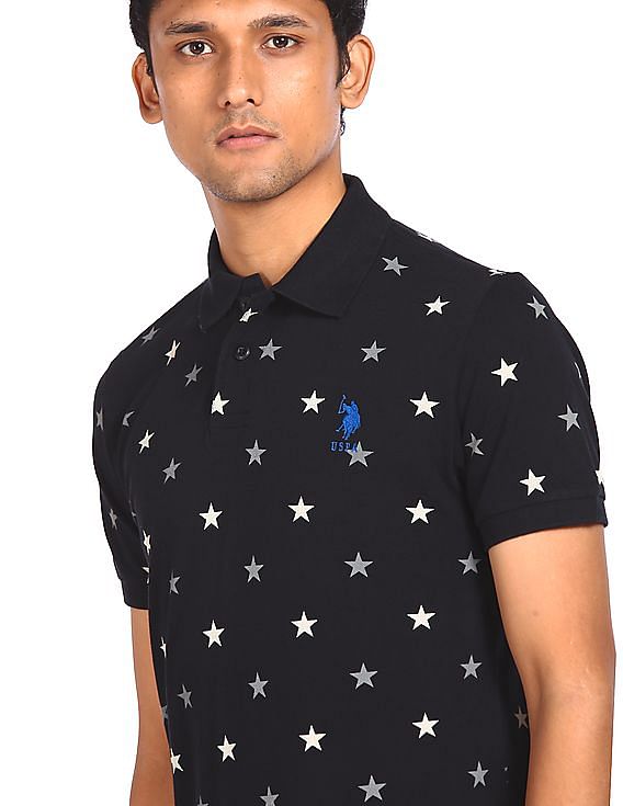 U.S. Polo Assn. Cotton Printed Polo Shirt