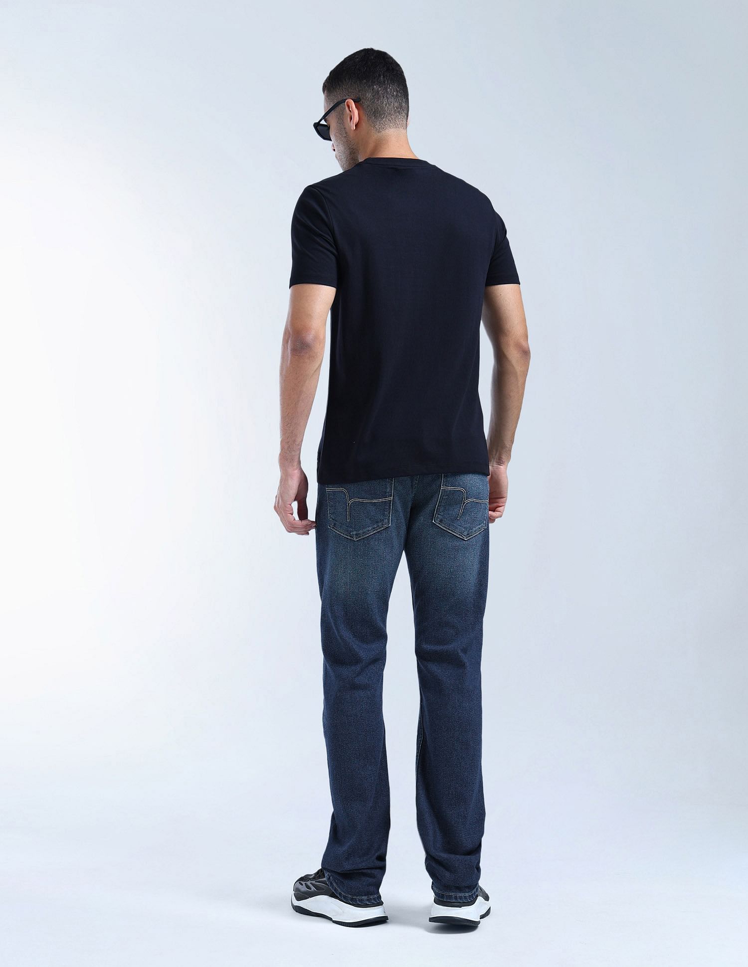 Flying Machine F-Jango Straight Fit Washed Jeans