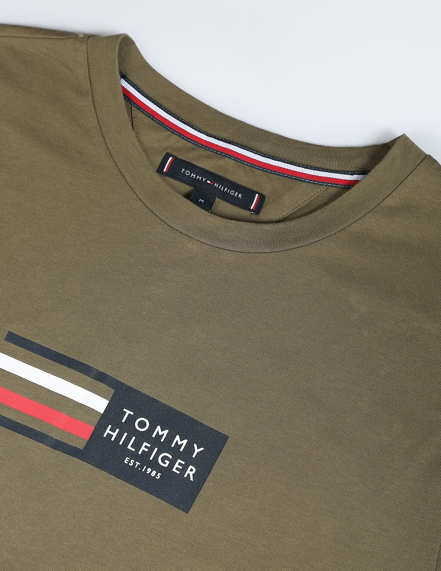Tommy Hilfiger Transitional Organic Cotton Brand Print T-Shirt