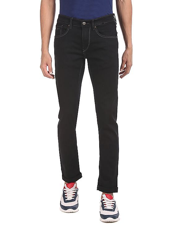 Flying Machine Jackson Skinny Fit Rinsed Low Waist Jeans