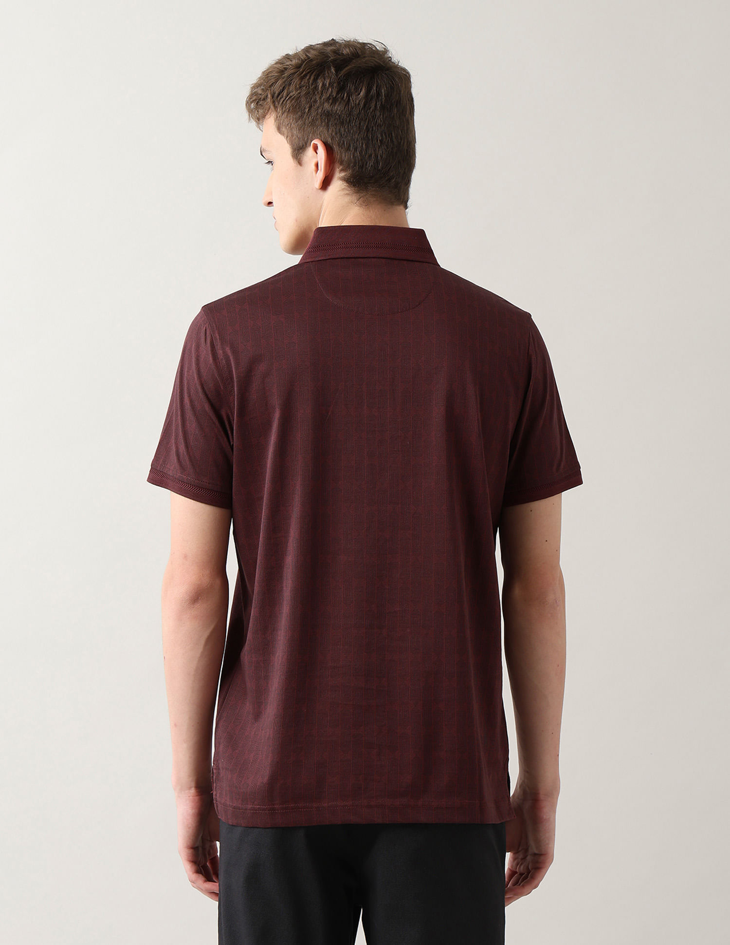 Arrow Pure Cotton Night Is Young Polo Shirt