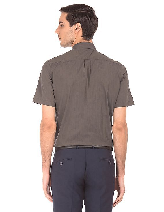 Buy Arrow Dual Tone Regular Fit Shirt - NNNOW.com