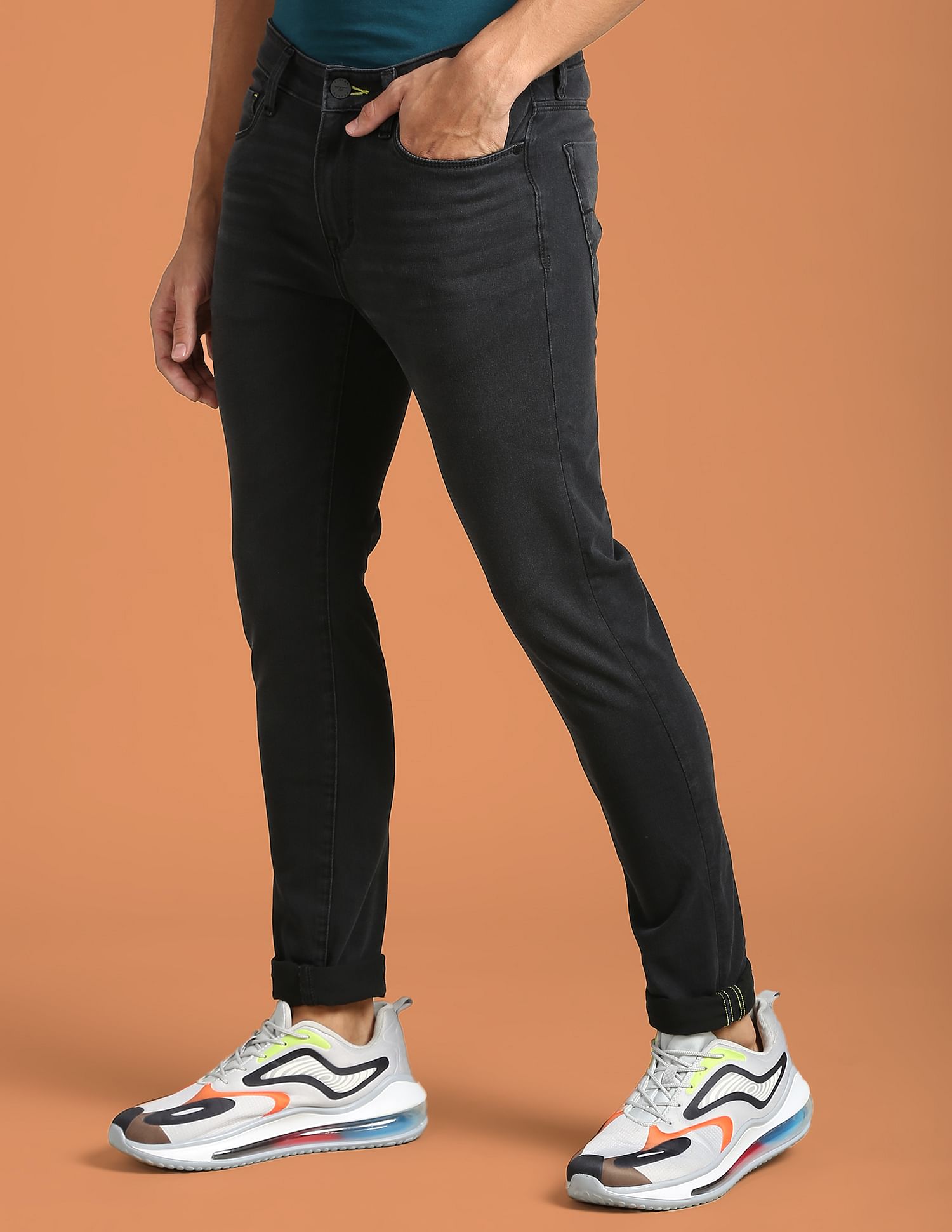 Flying Machine Jackson Super Skinny Fit Low Rise F-Lite Jeans