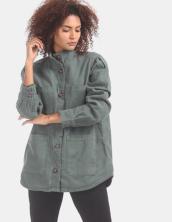 Gap green utility jacket online