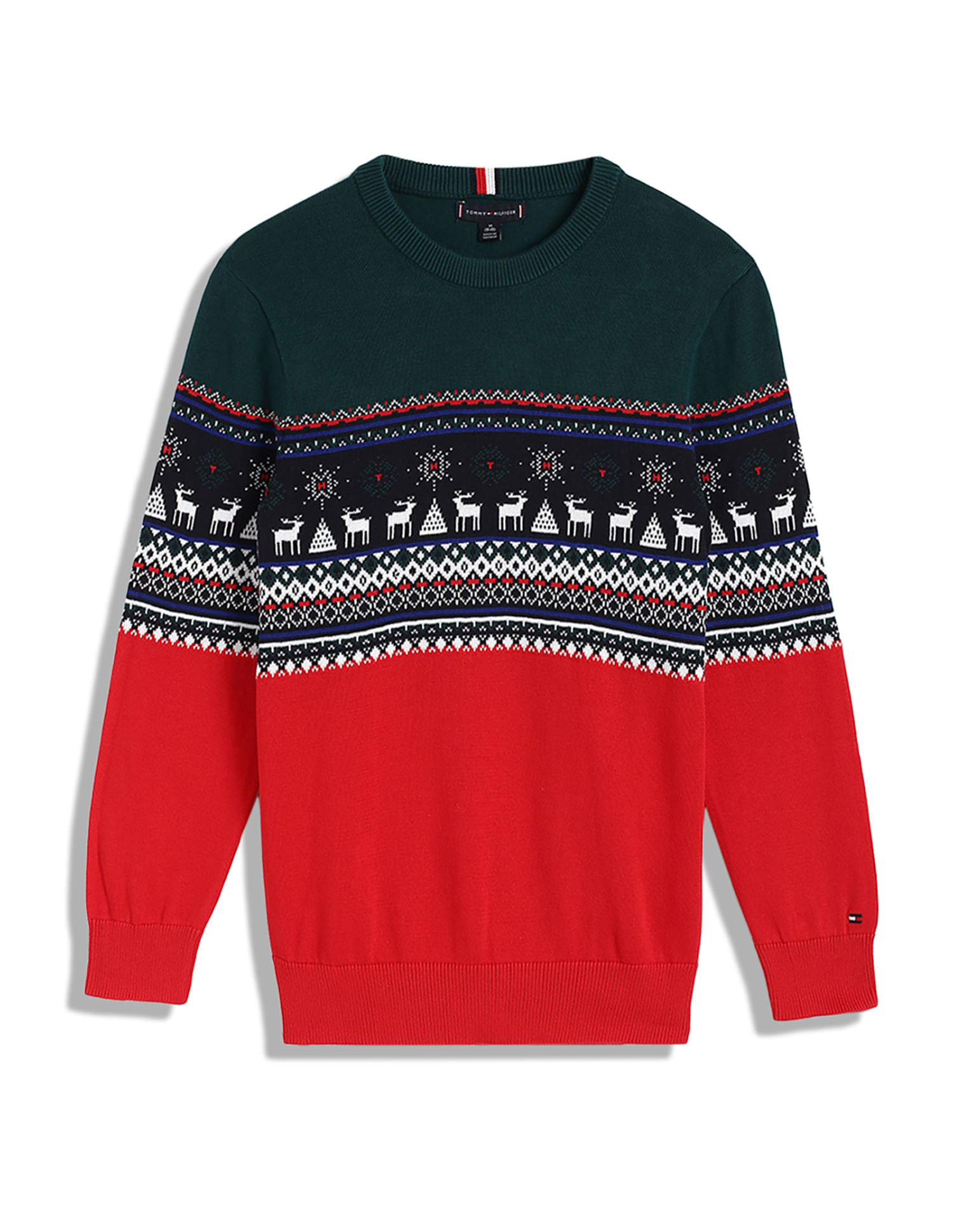 Buy Tommy Hilfiger Kids Boys Graphic Regular-Fit Cotton Sweater