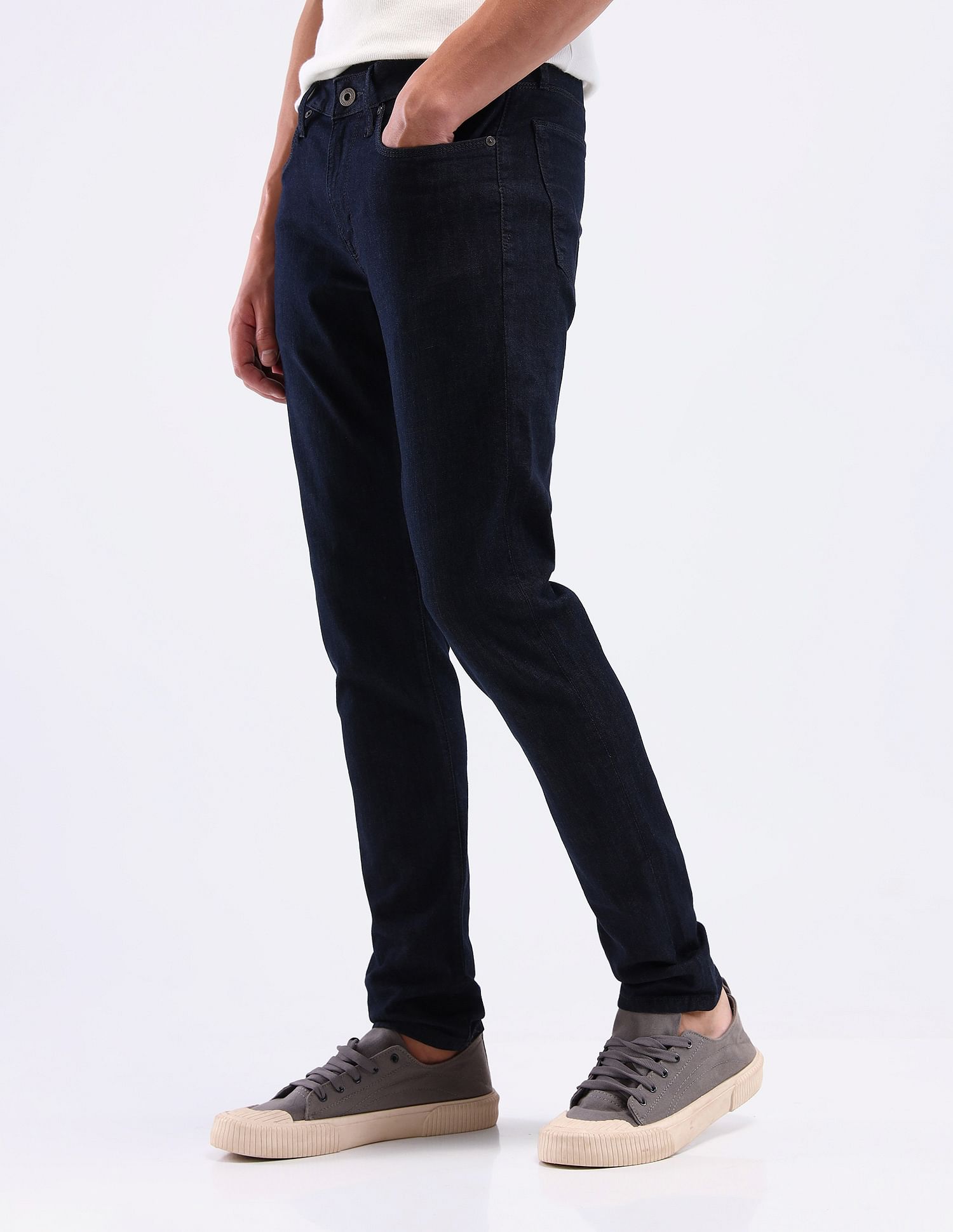 Flying Machine Mid Rise Jackson Super Skinny Jeans