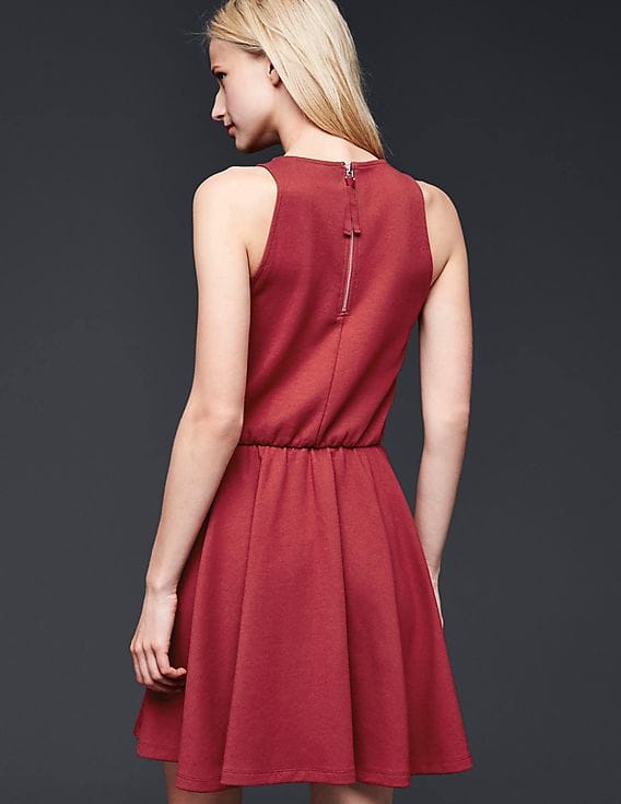 Buy GAP Women Red Sleeveless Fit & Flare Dress - NNNOW.com Buy GAP Women Red Sleeveless Fit & Flare Dress - NNNOW.com