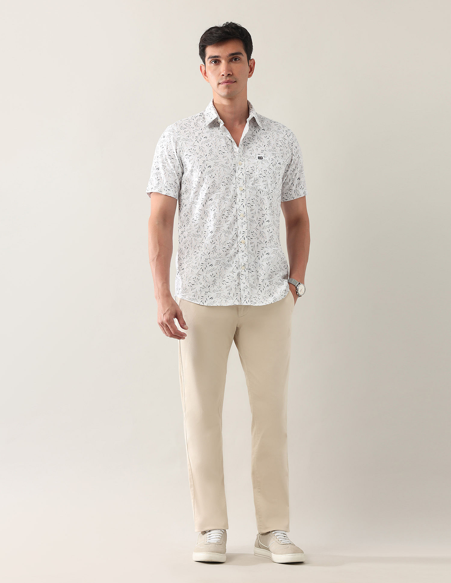 Arrow Sport Regular Fit Pure Cotton Shirt