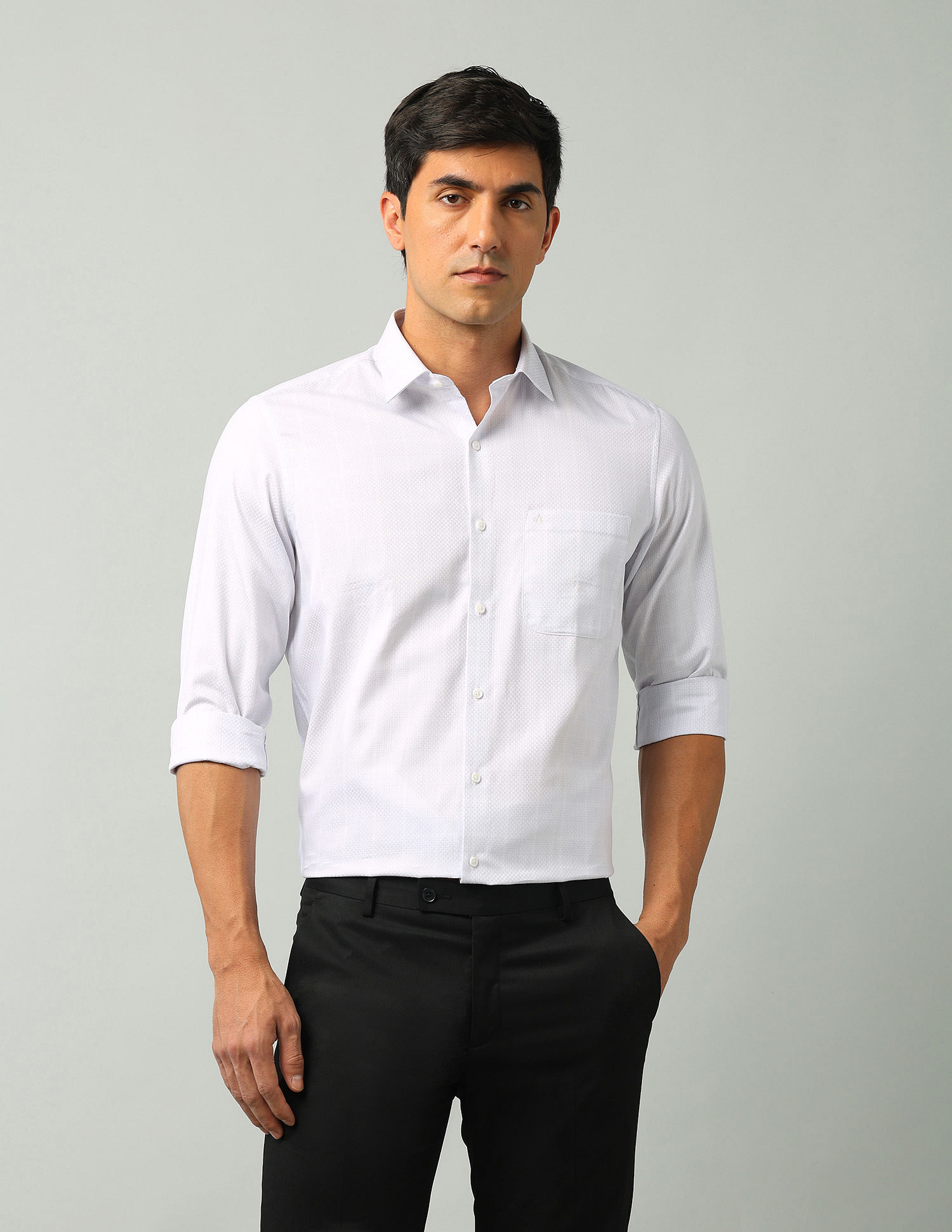 Arrow Liberty Classic Fit Textured Shirt