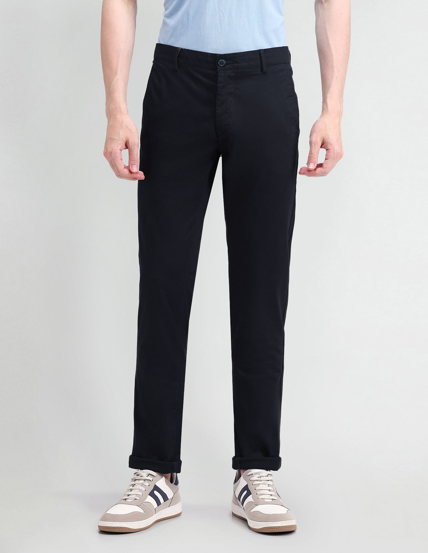 Arrow Sport Slim Fit Dobby Trousers