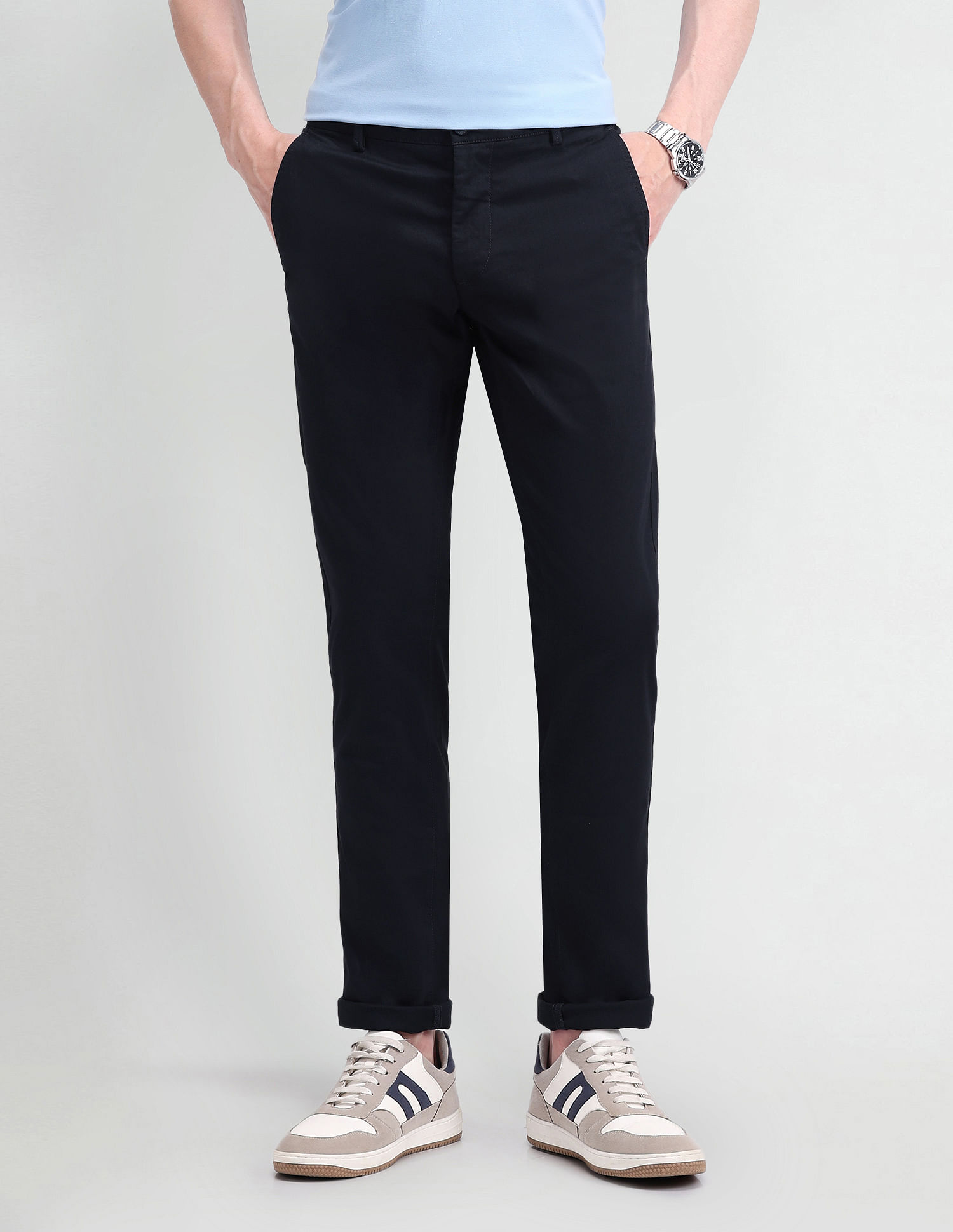 Arrow Sport Slim Fit Dobby Trousers