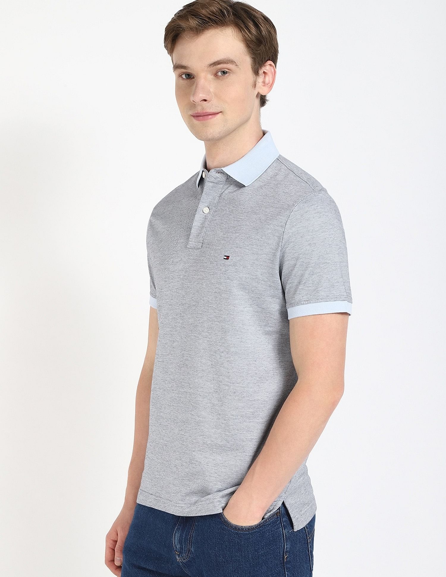 Tommy Hilfiger Solid Regular Fit Polo