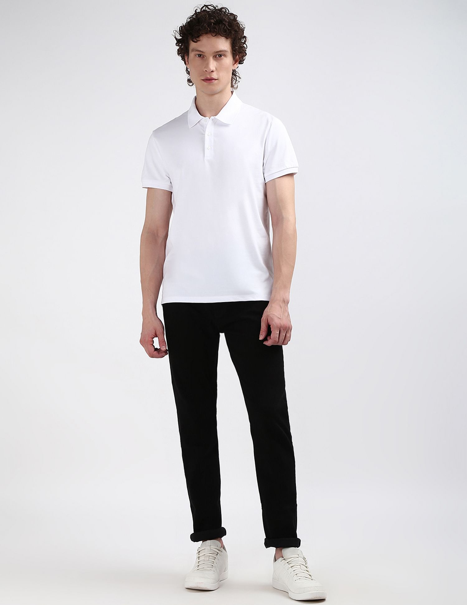 Calvin Klein Sustainable Smooth Solid Polo Shirt