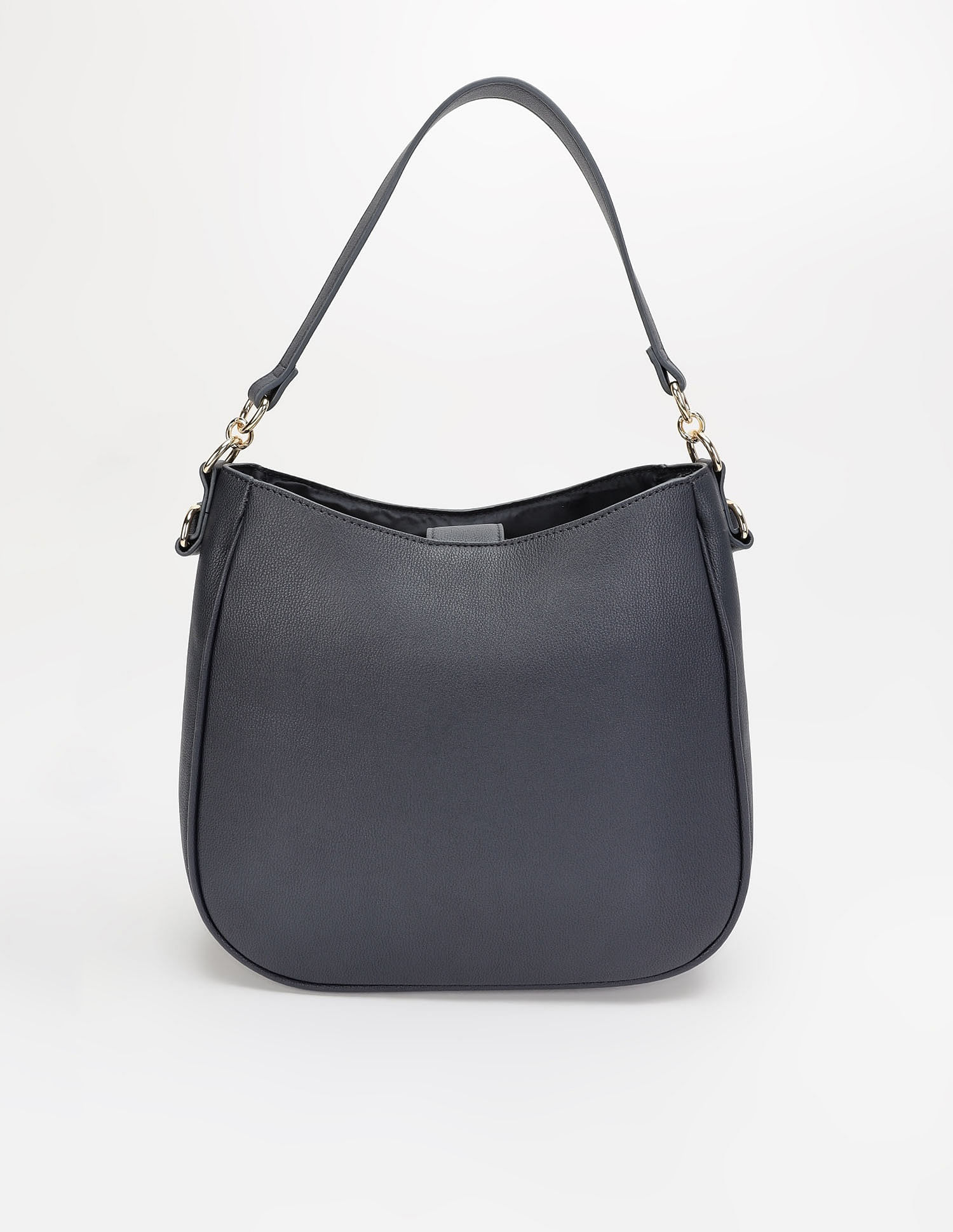 Tommy Hilfiger Striped Navy Pu Handbag