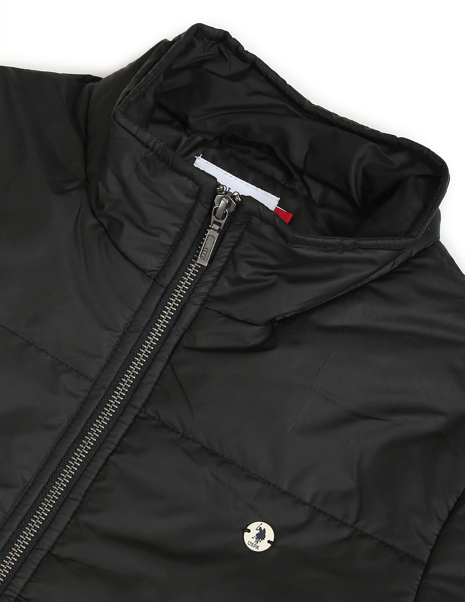 U.S. Polo Assn. Women High Neck Puffer Jacket