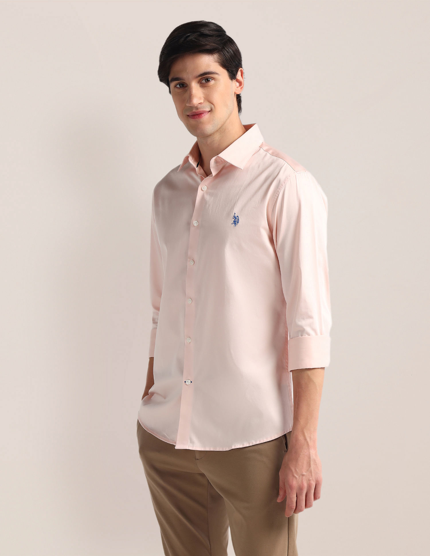 U.S. Polo Assn. Tailored Fit Pure Cotton Shirt