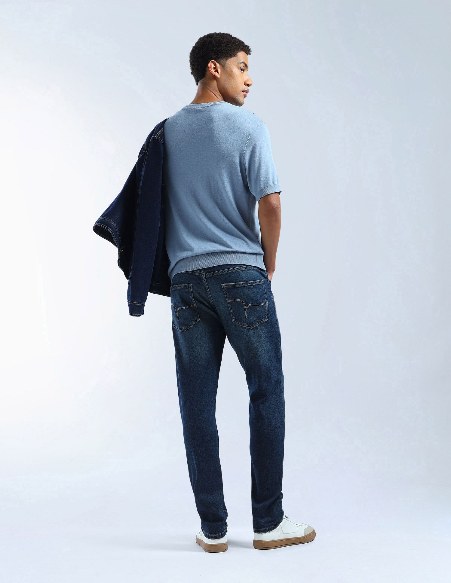 Flying Machine Slash Slim Tapered Fit Mrtf Jeans