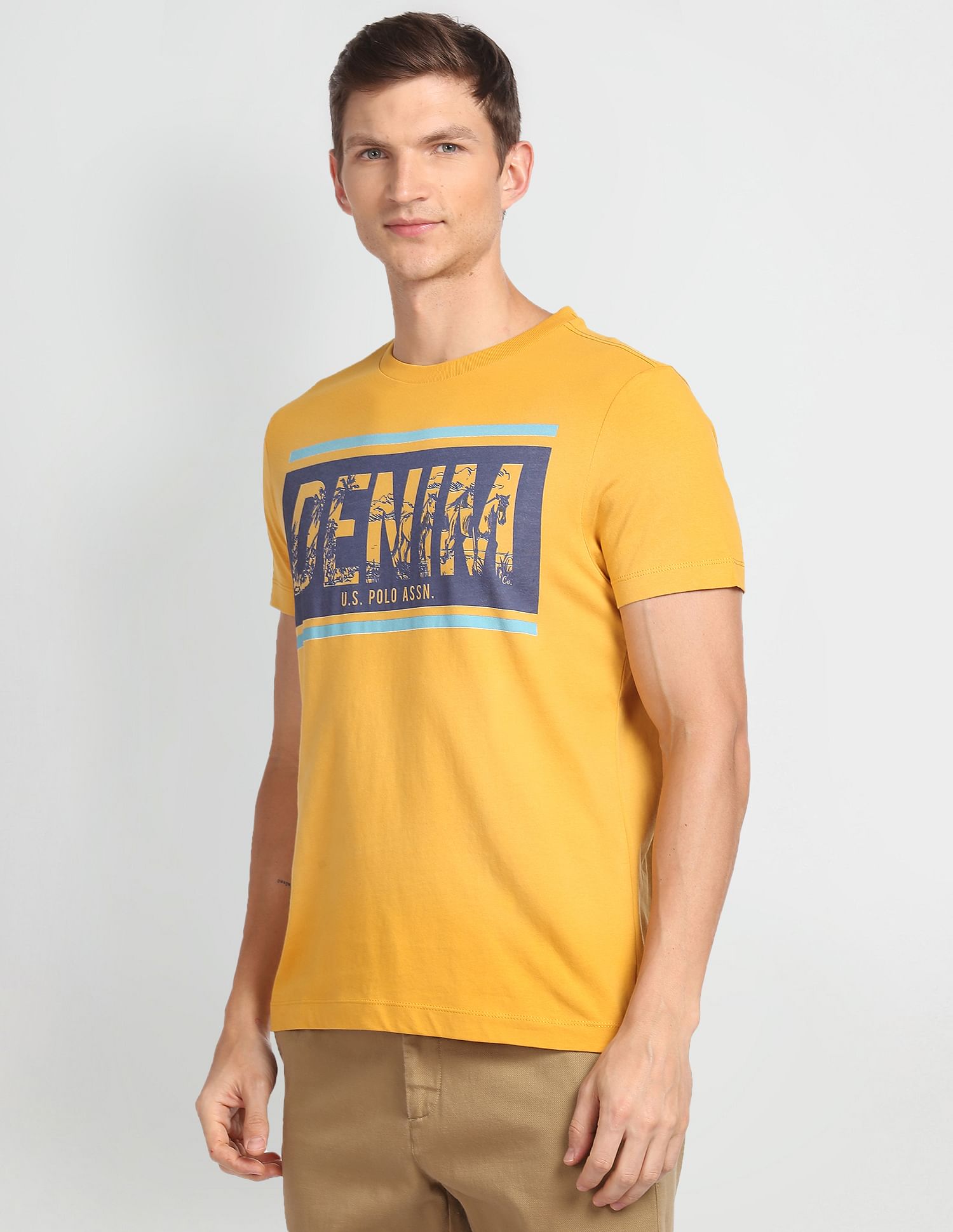 U.S. Polo Assn. Denim Co. Crew Neck Graphic Print T-Shirt