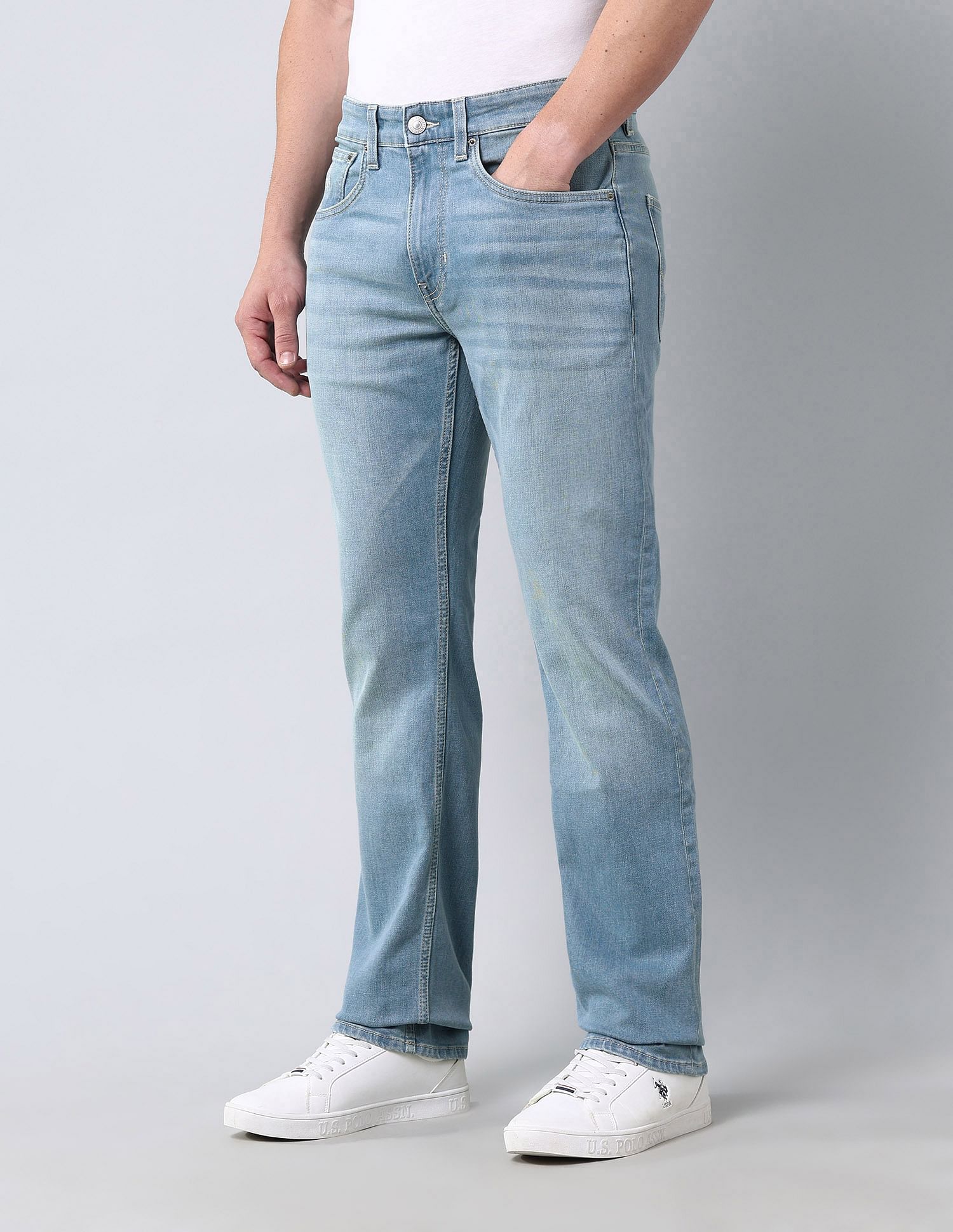 U.S. Polo Assn. Denim Co. Harold Slim Straight Fit Vintage Jeans