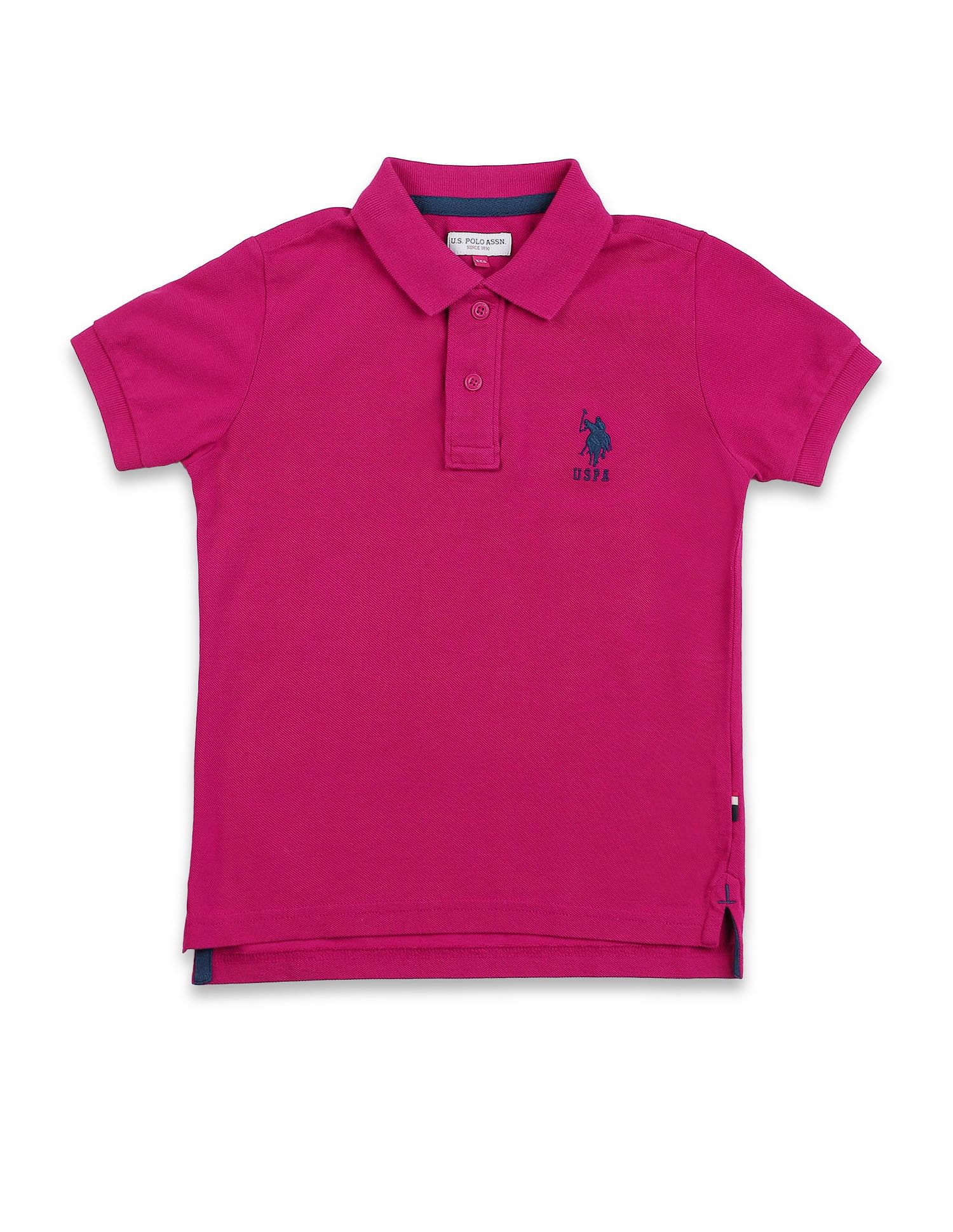 U.S. Polo Assn. Kids Boys Solid Polo Shirt