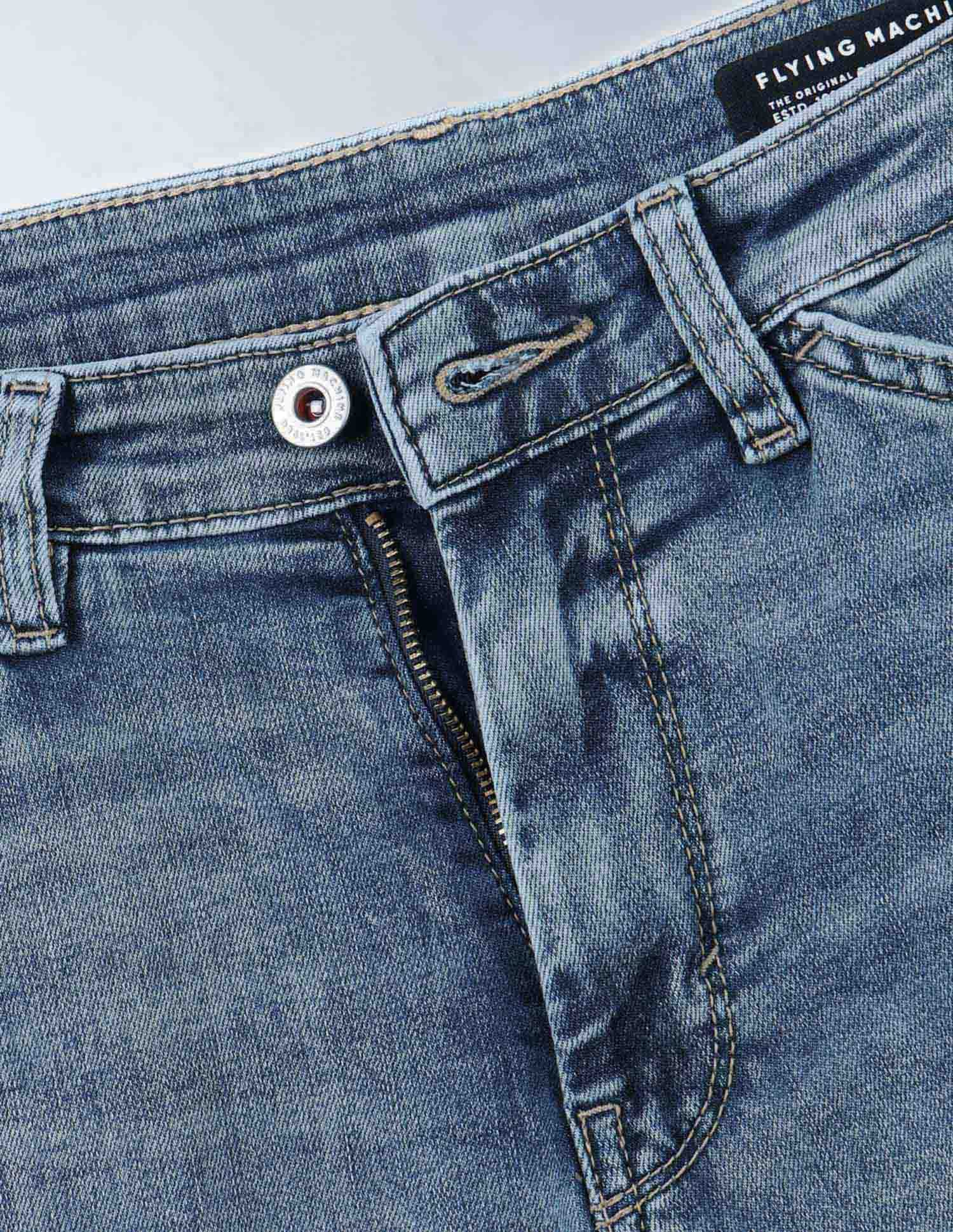 Buy Flying Machine K-Crop Fit Whiskered Jeans - NNNOW.com