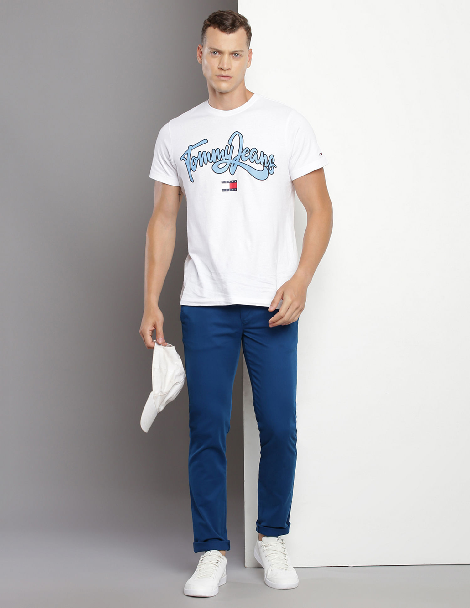 Tommy Hilfiger Mid Rise Slim Fit Trousers