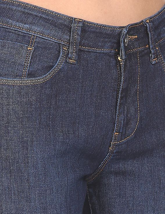 Flying Machine Women Twiggy Super Skinny Fit Mid Rise Jeans
