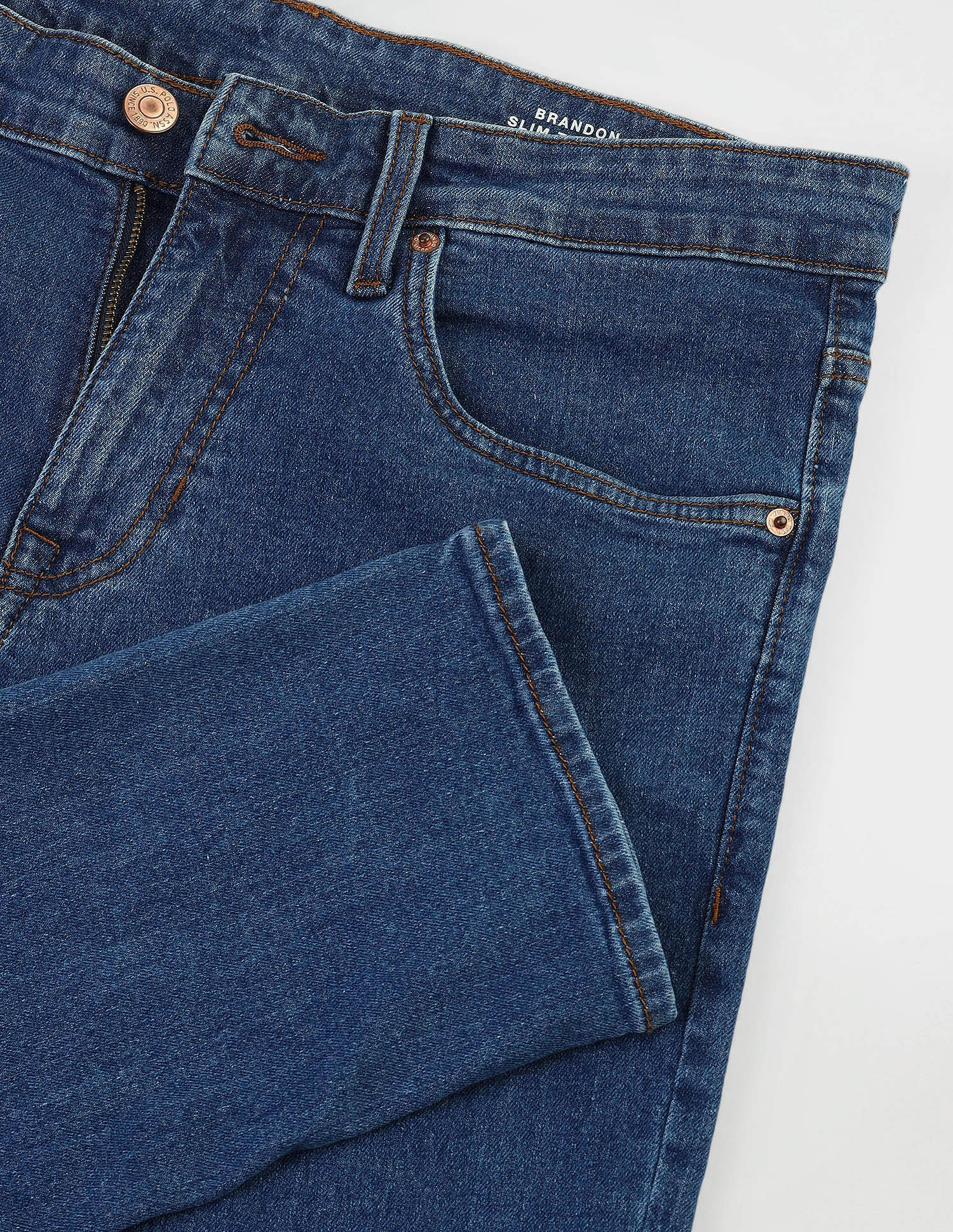 U.S. Polo Assn. Denim Co. Brandon Slim Tapered Blue Jeans