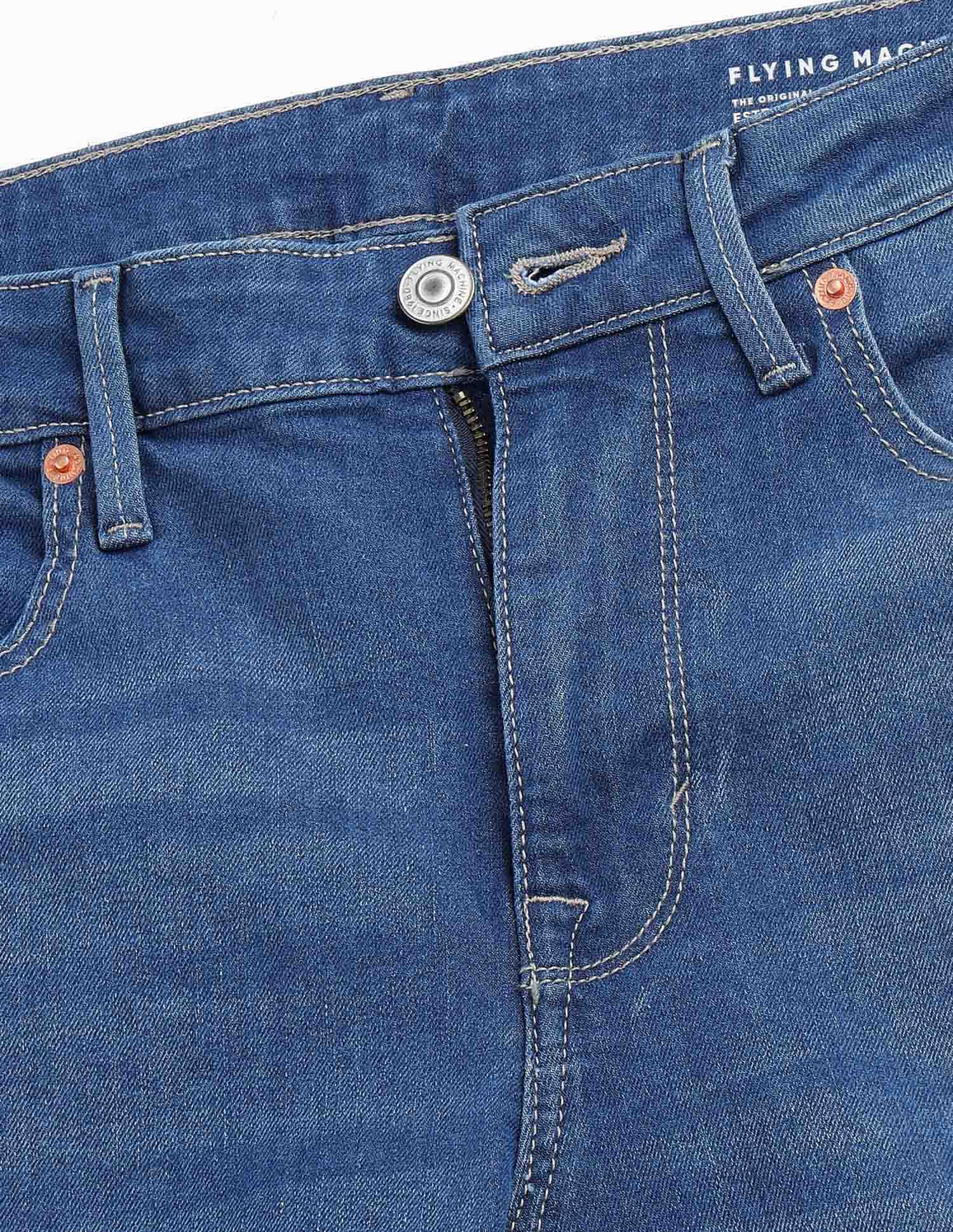 Flying Machine Skinny Fit Mid Rise Jeans