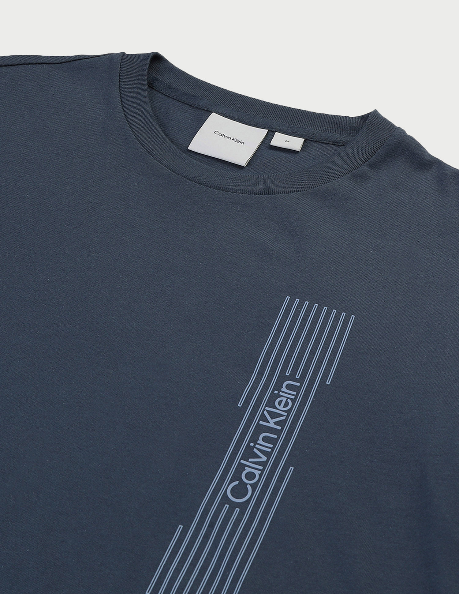 Calvin Klein Solid Logo Cotton T-Shirt