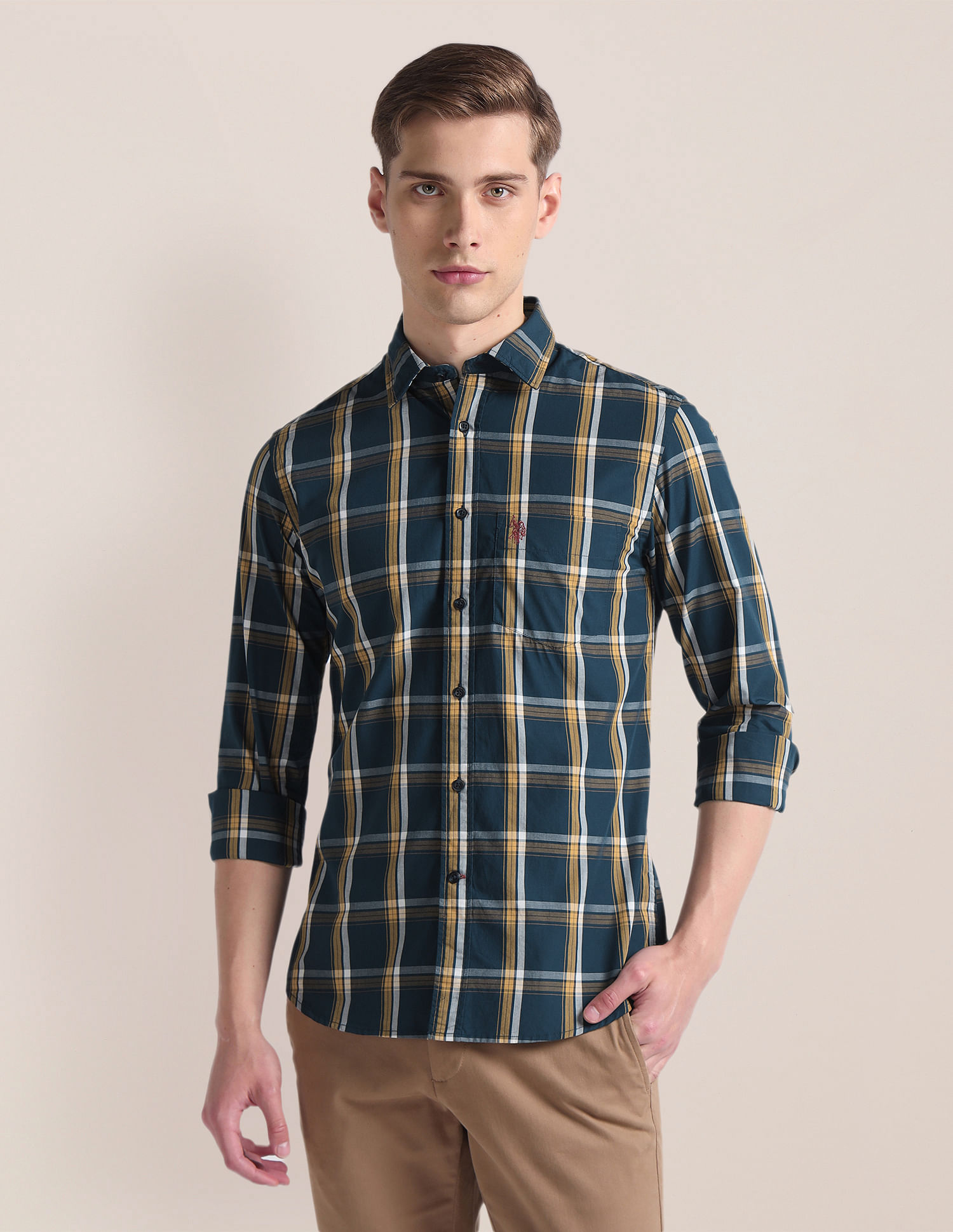 U.S. Polo Assn. Premium Cotton Tartan Shirt