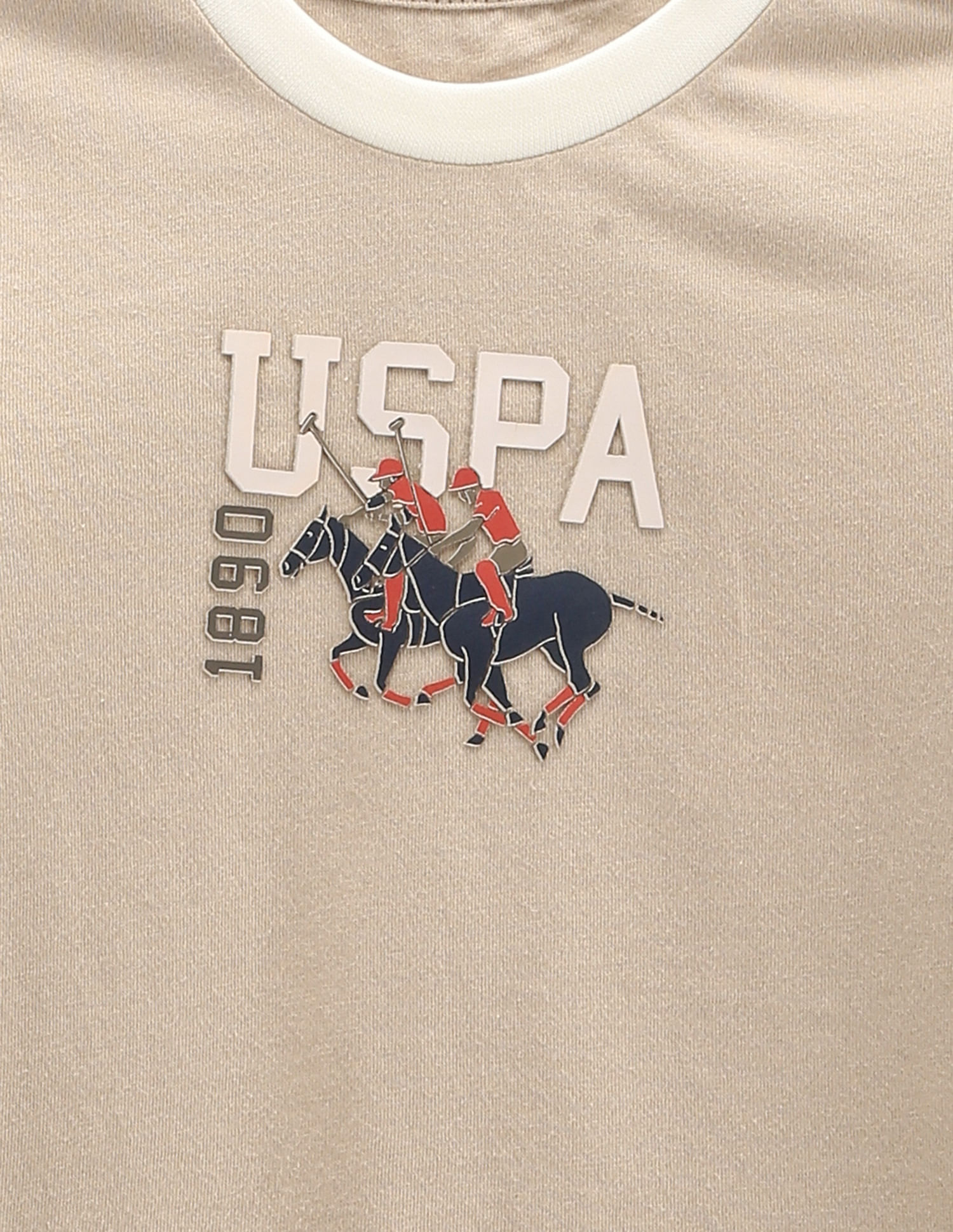 U.S. Polo Assn. Kids Boys Cotton Colour Block T-Shirt