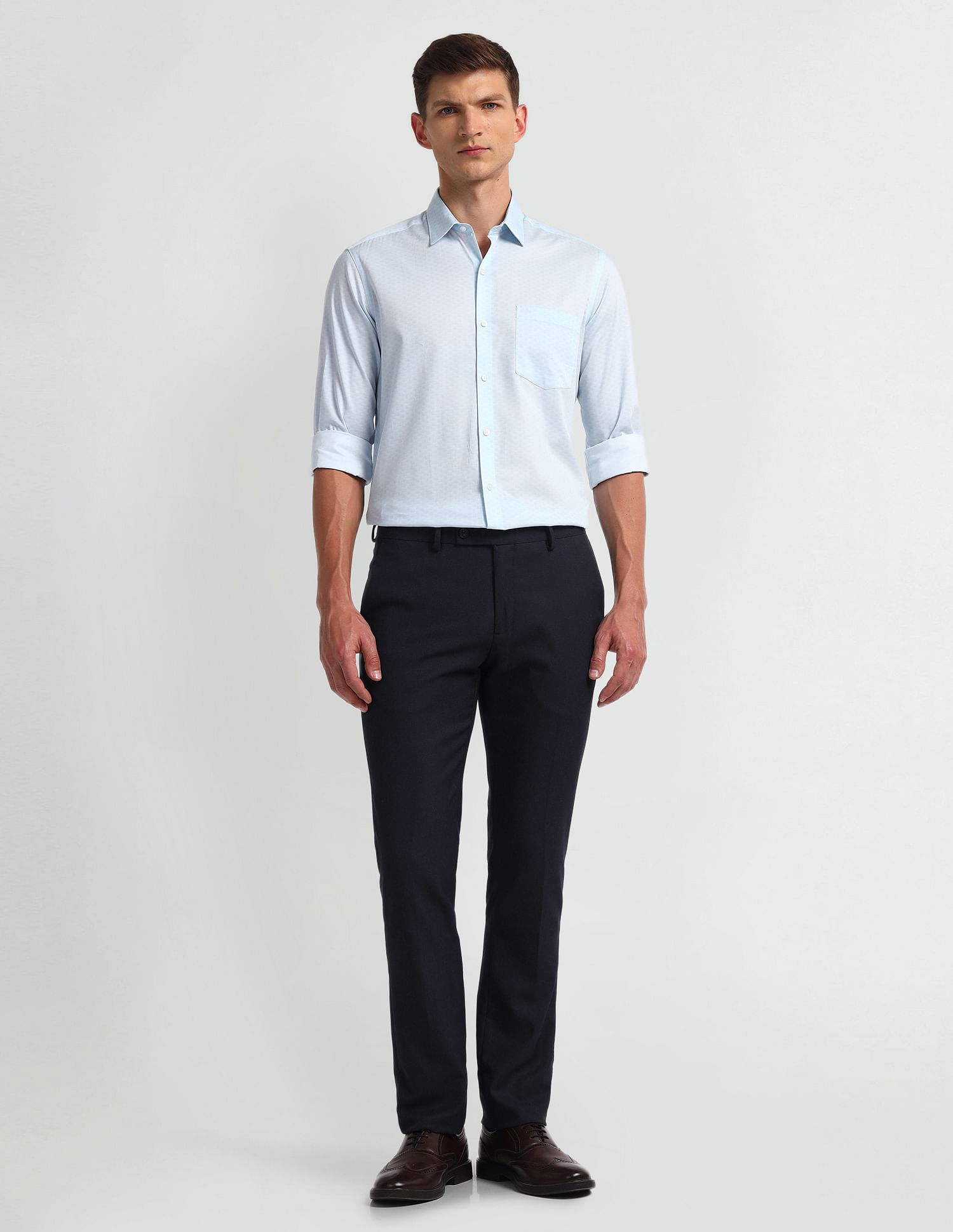 Arrow Manhattan Slim Fit Twill Shirt